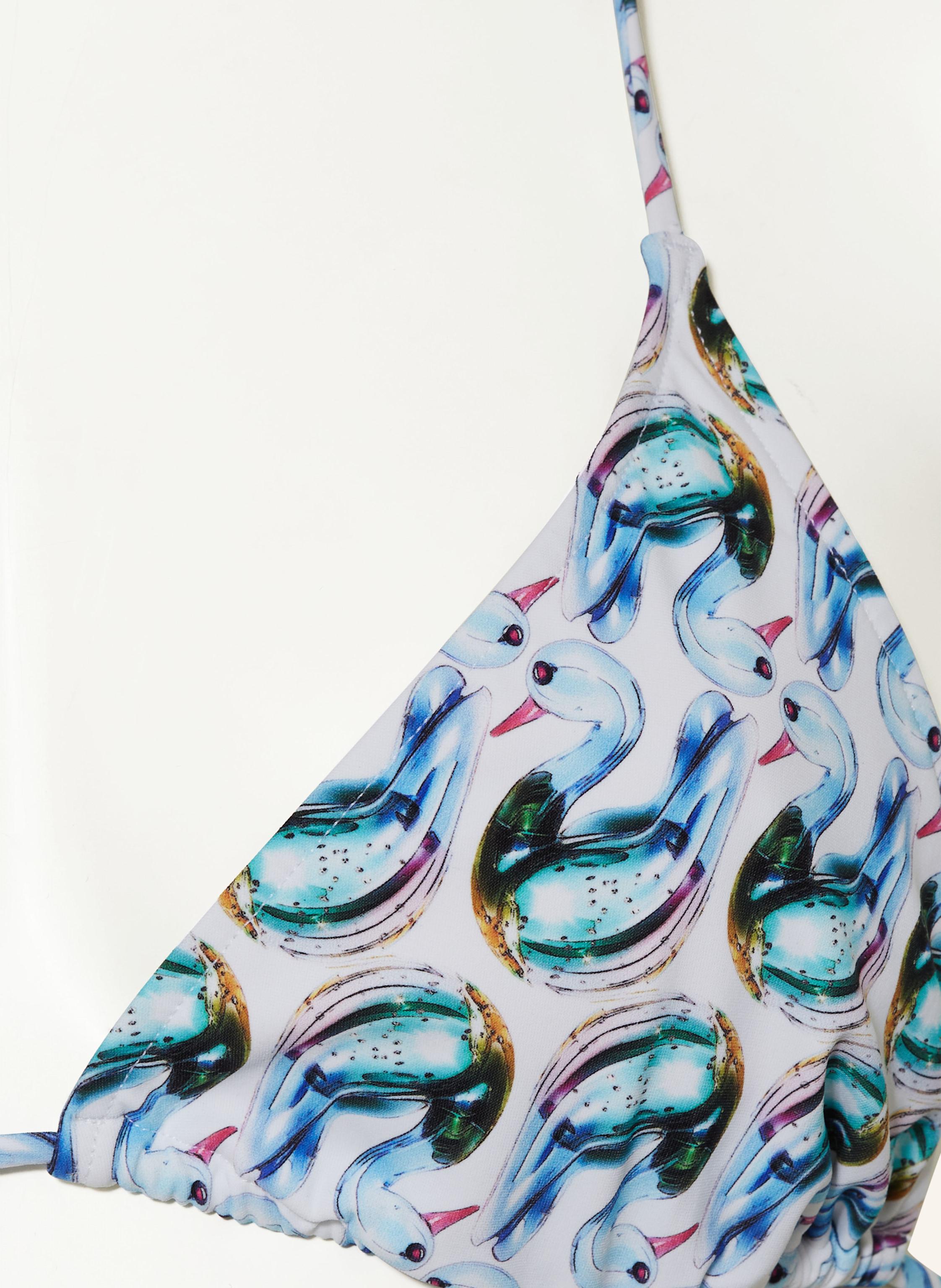 Thumbnail - Tory Burch Triangel-Bikini-Top blau