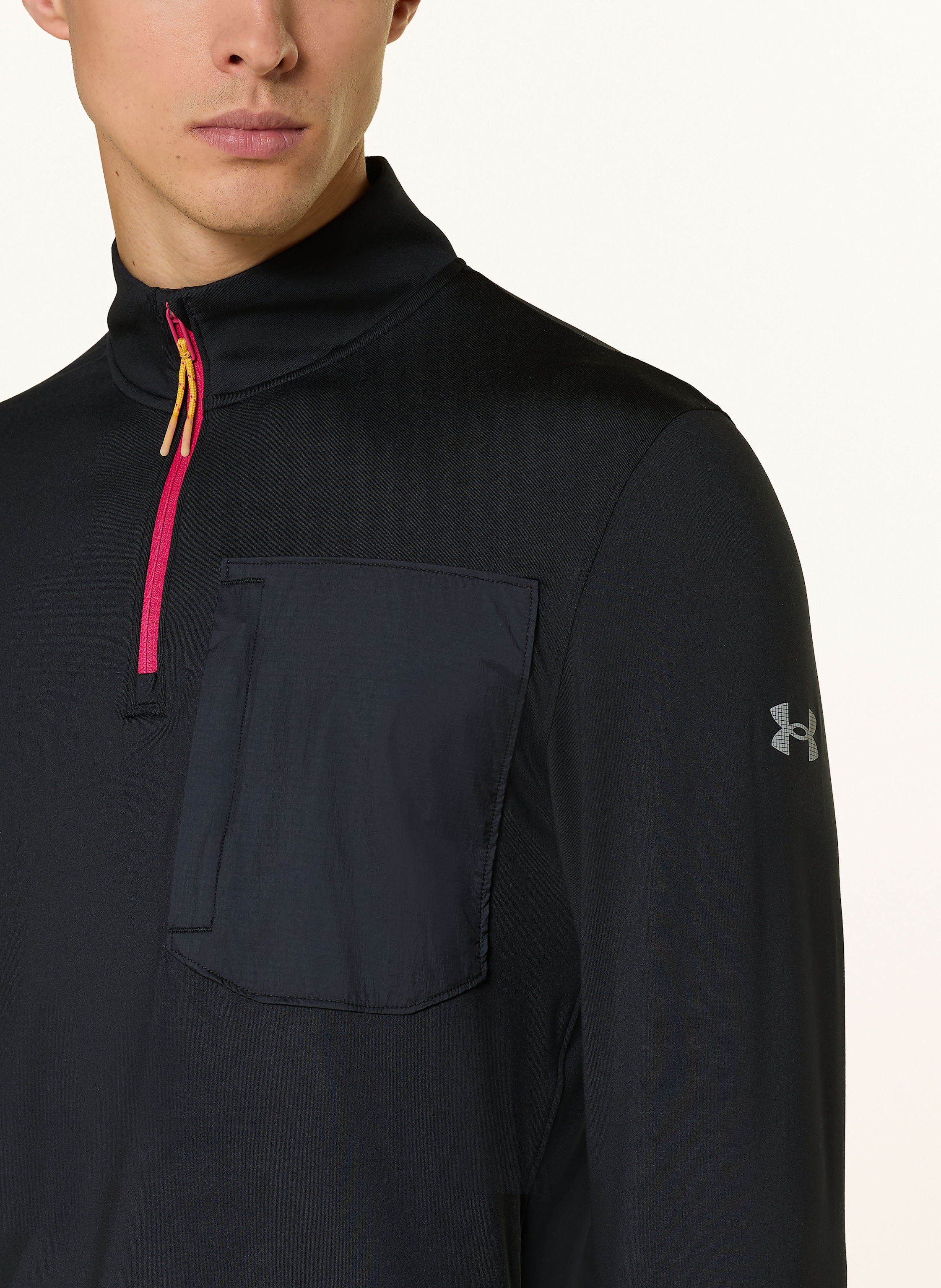Thumbnail - Under Armour Laufshirt Ua Trail Run Quarter Zip schwarz