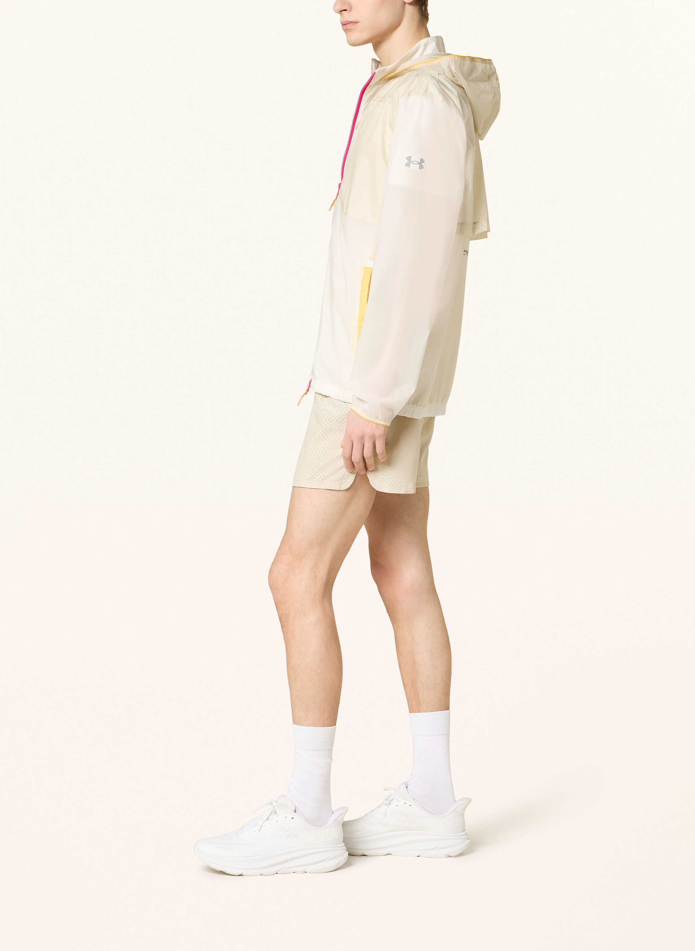 Thumbnail - Under Armour 2-In-1-Laufshorts Trail Run Launch beige