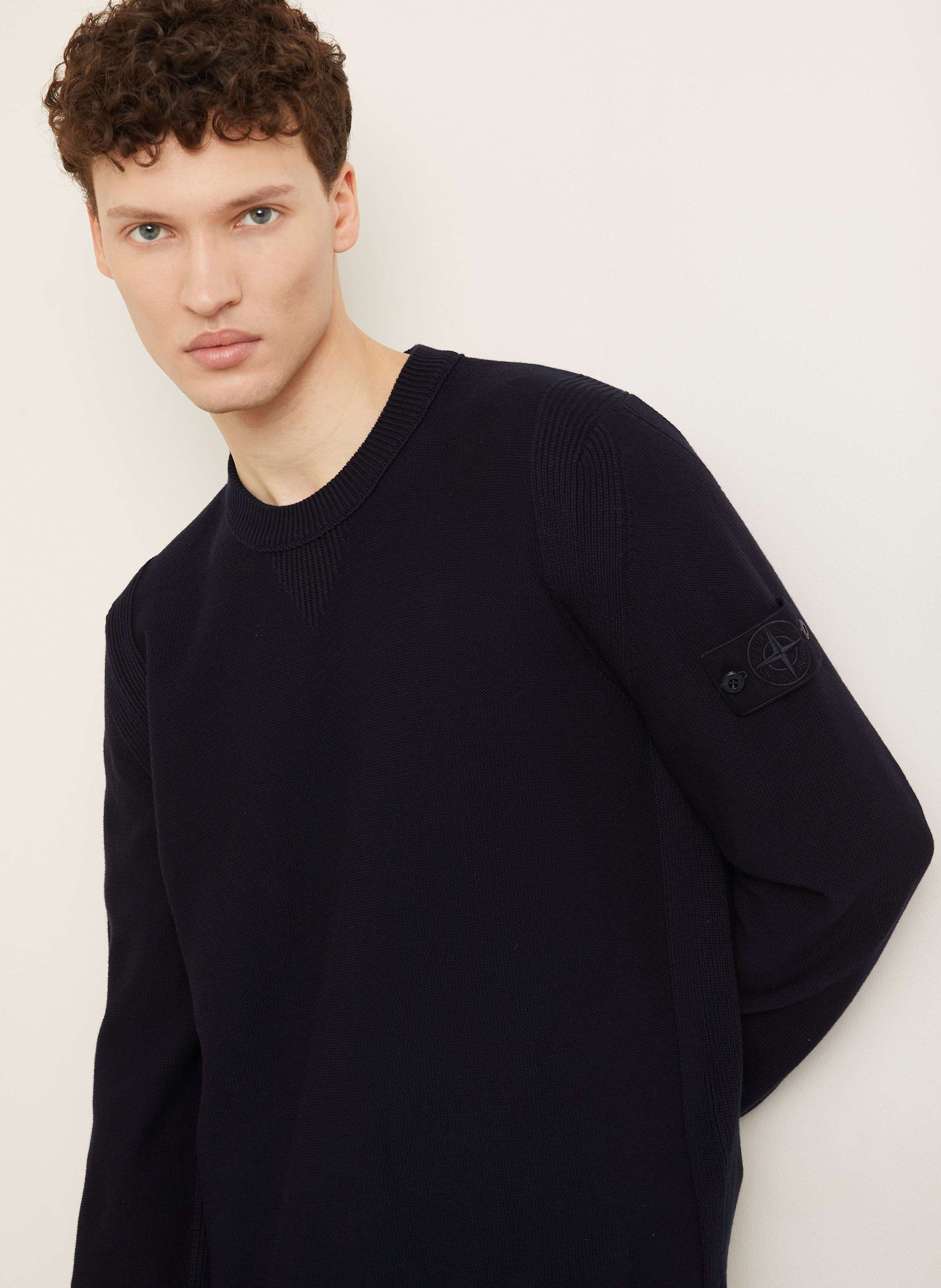 Thumbnail - Stone Island Pullover Ghost blau