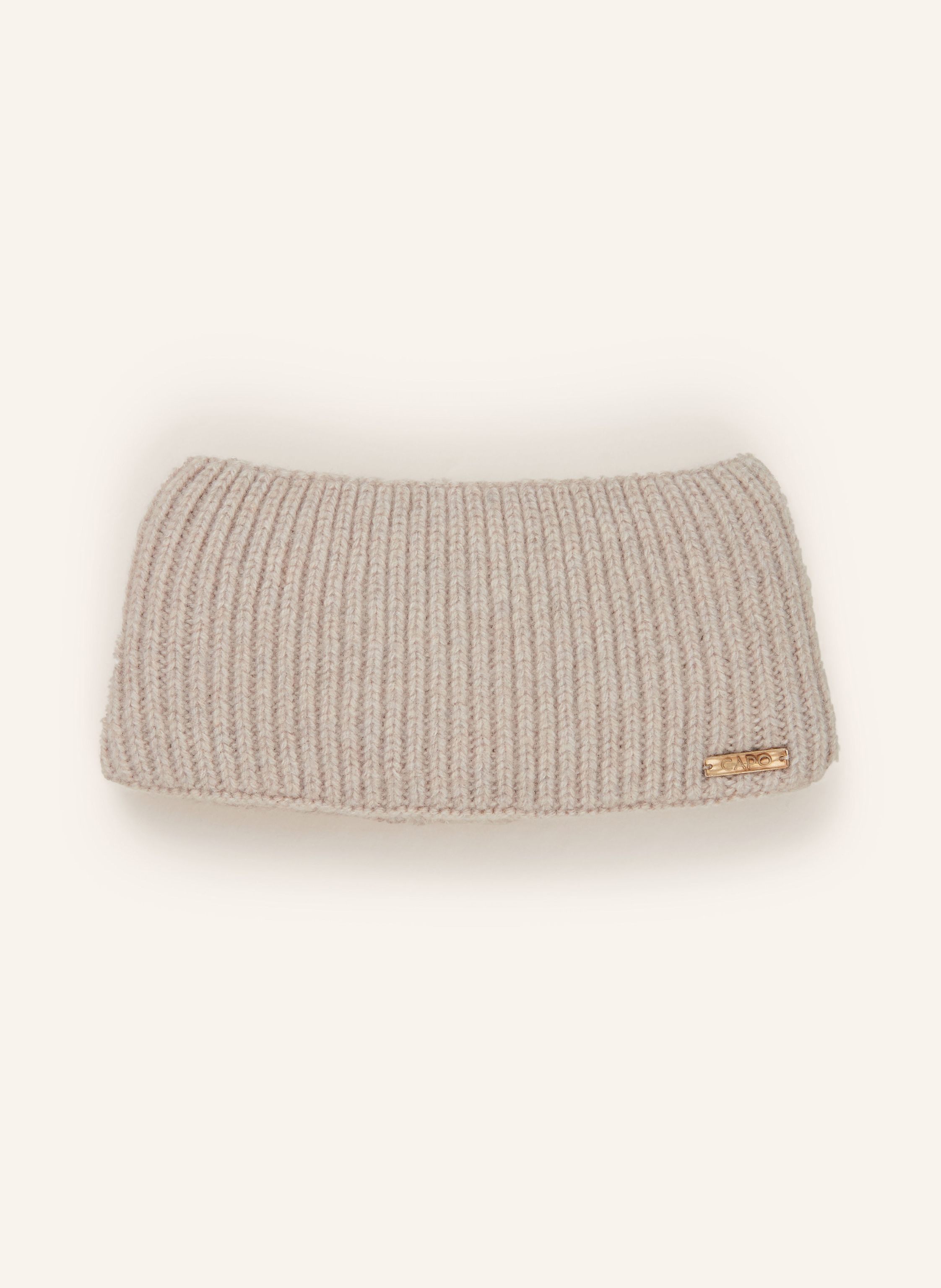 Capo Stirnband Aus Cashmere beige