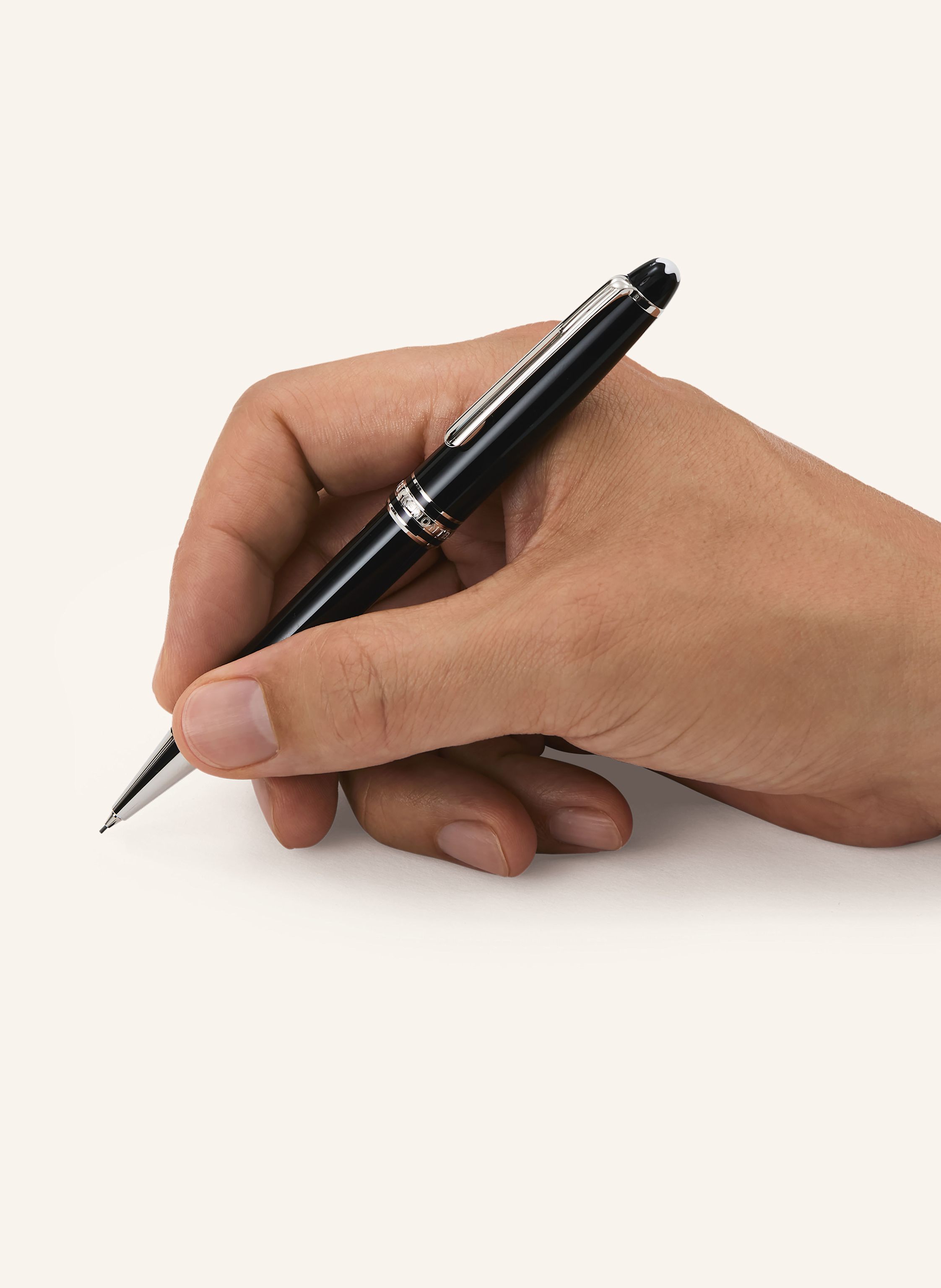 Thumbnail - Montblanc Minenhalter Meisterstück Platinum-Coated Classique schwarz