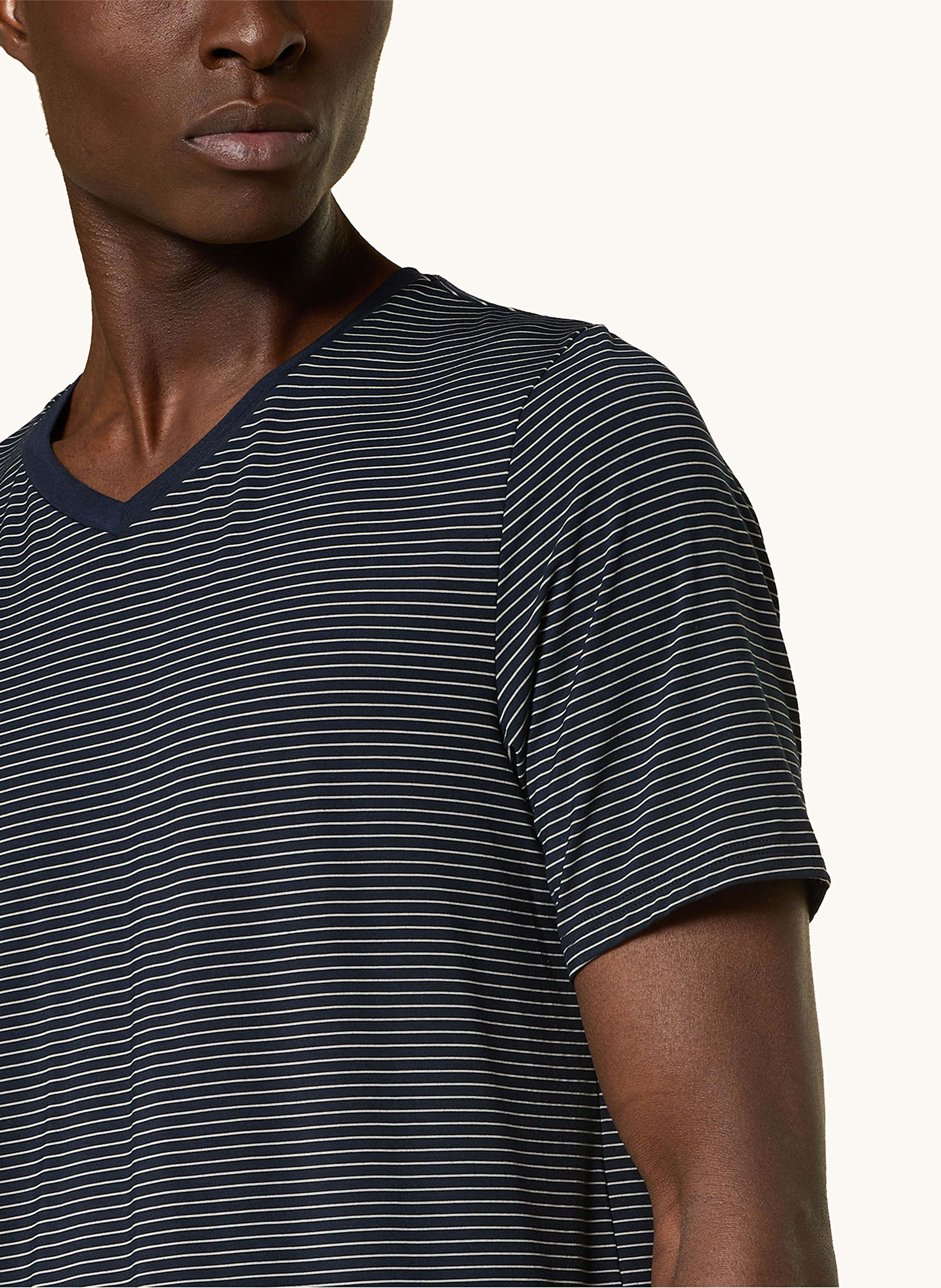 Thumbnail - Schiesser Shorty-Schlafanzug Long Life Soft blau