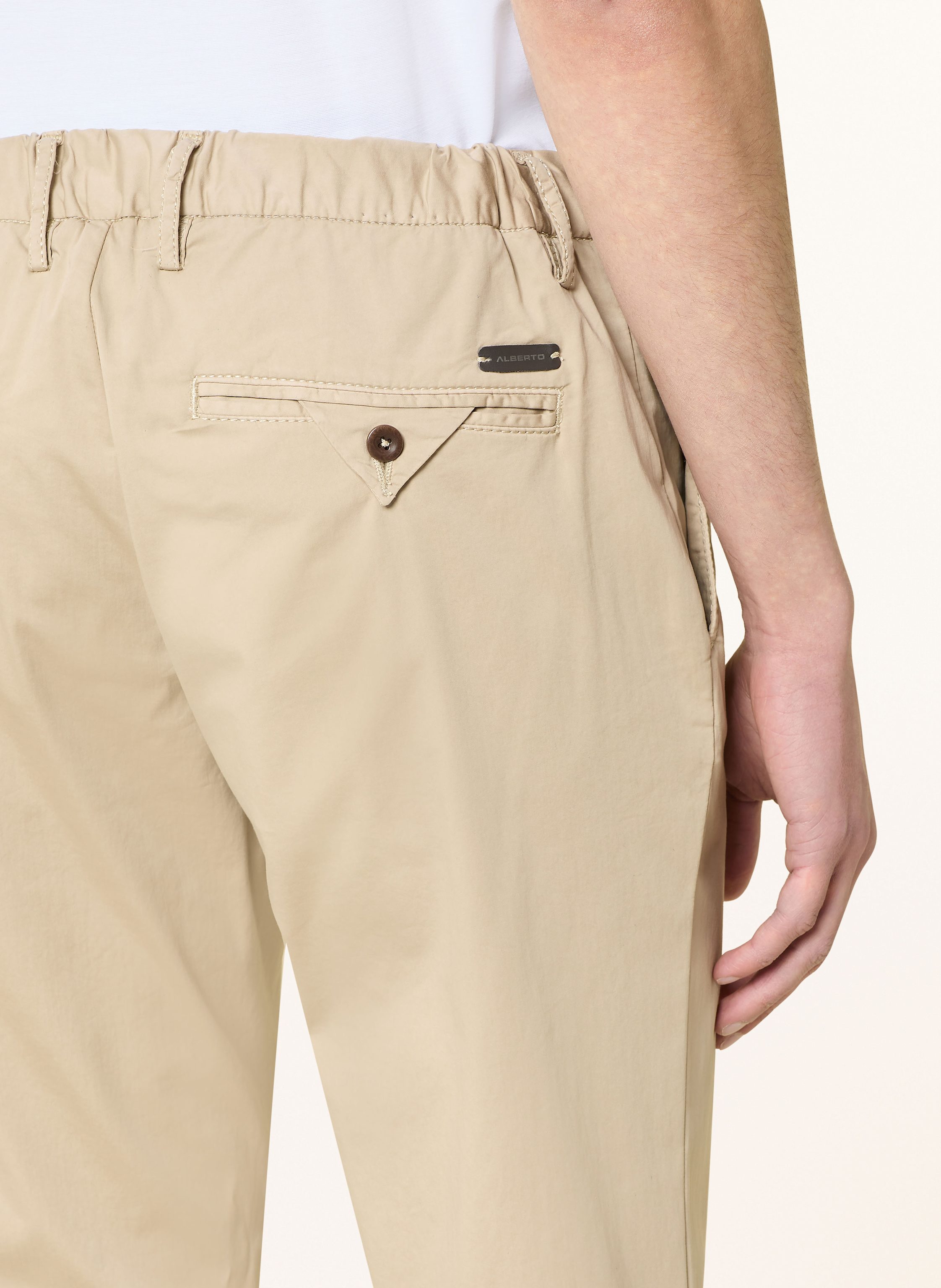 Thumbnail - Alberto Golfhose Jump-G beige
