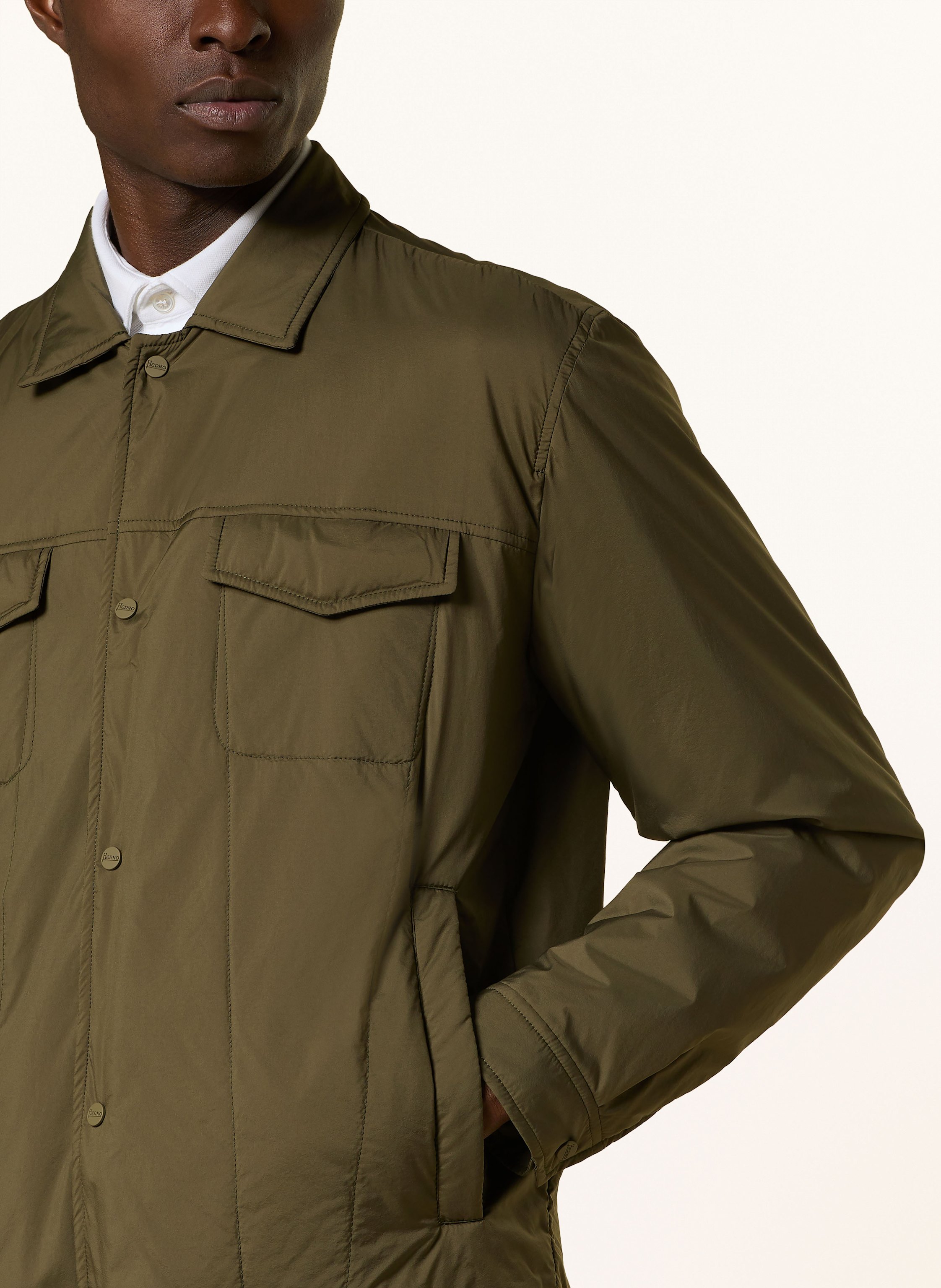 Thumbnail - Herno Overjacket gruen