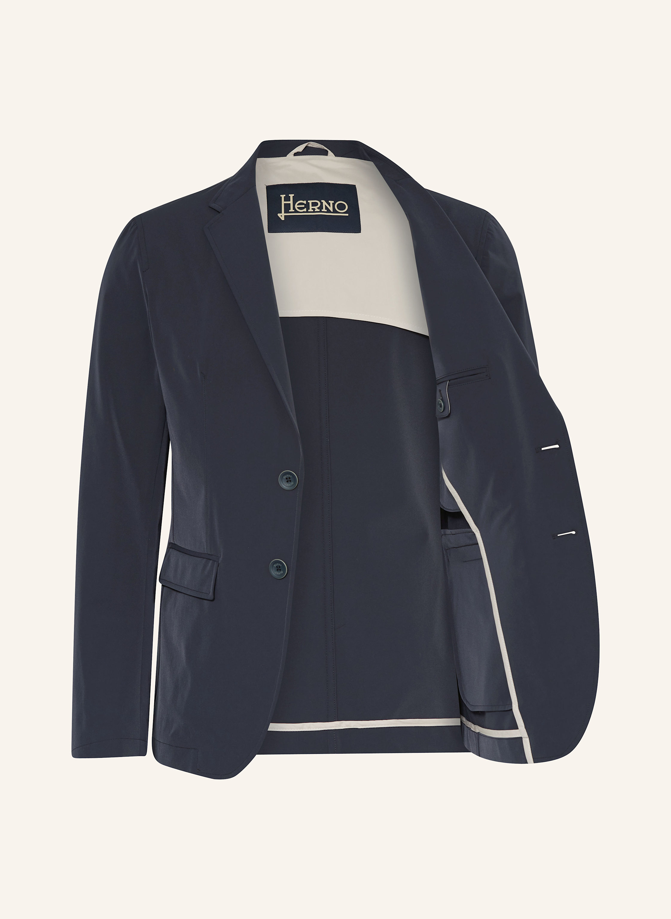 Thumbnail - Herno Sakko Regular Fit blau