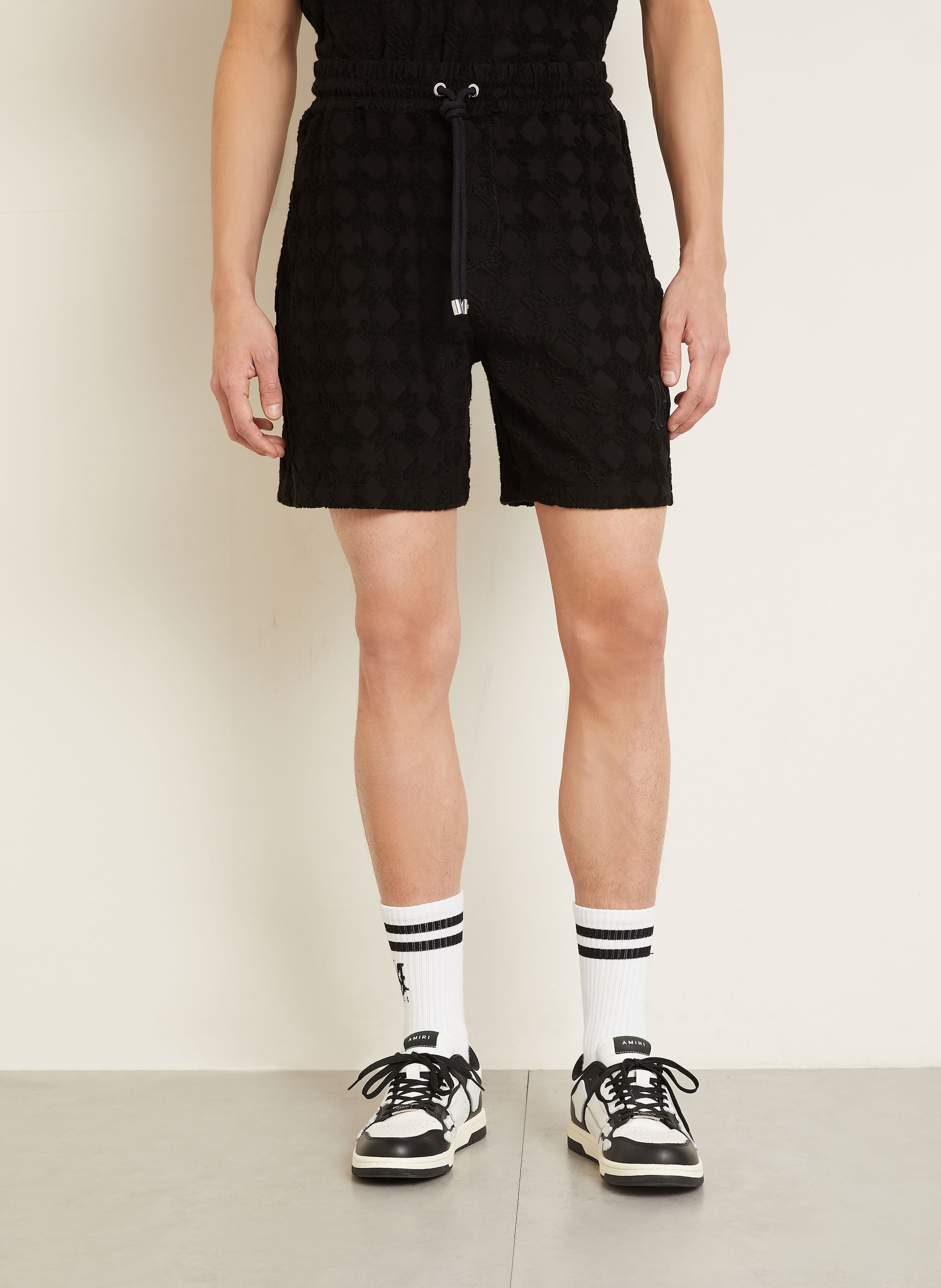 Thumbnail - Amiri Frottee-Shorts schwarz