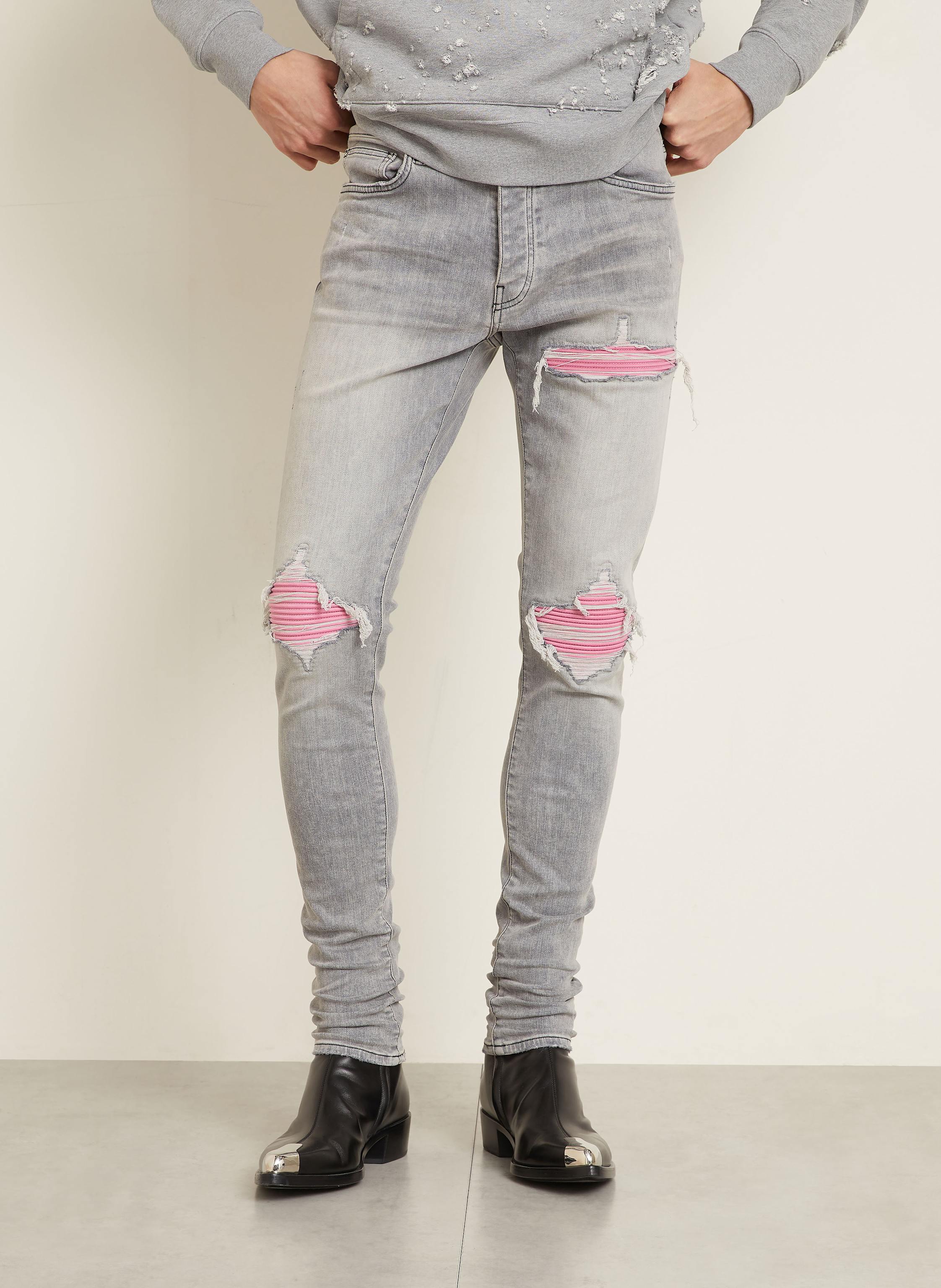Thumbnail - Amiri Jeans Skinny Fit grau