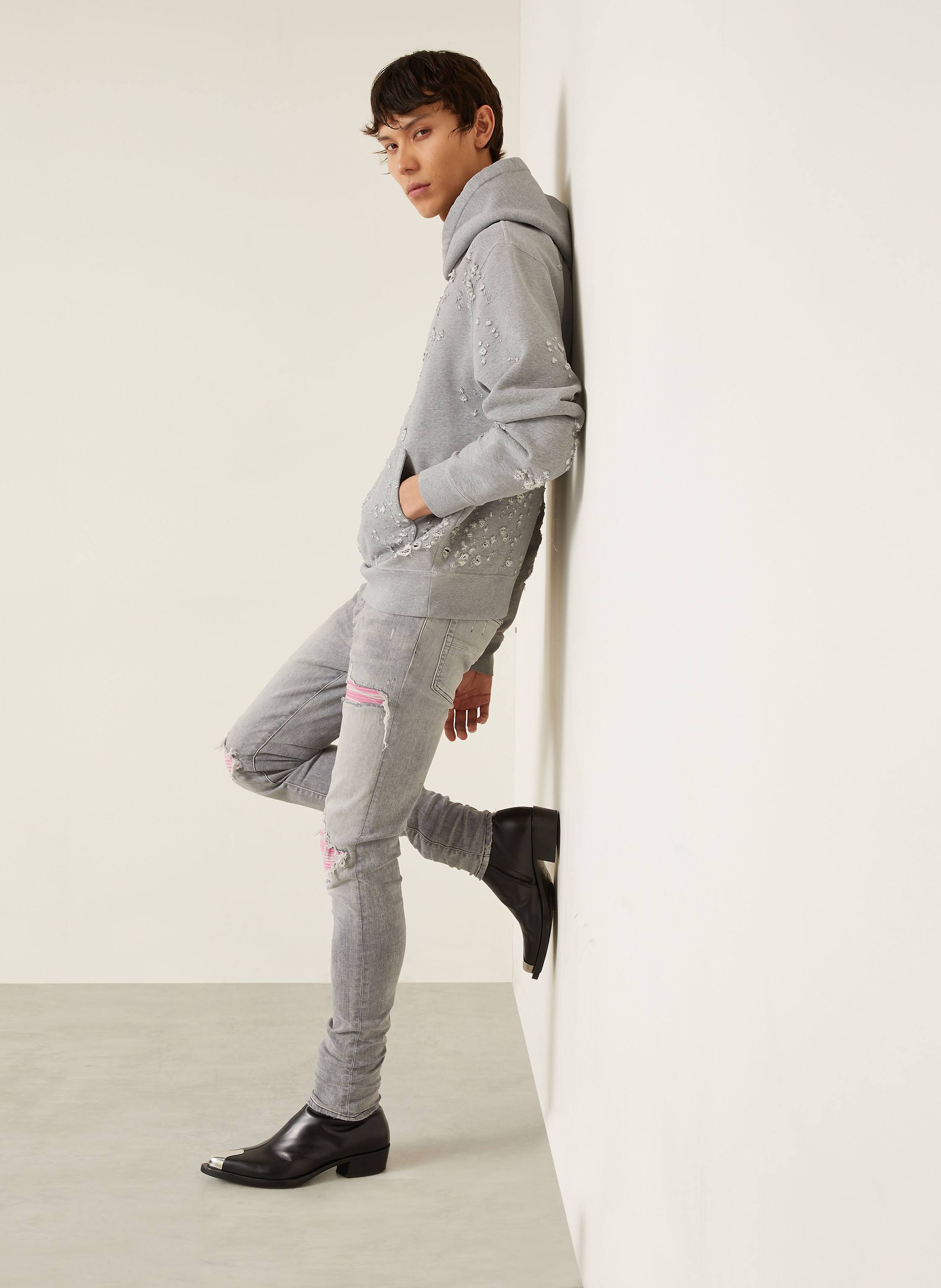 Thumbnail - Amiri Jeans Skinny Fit grau