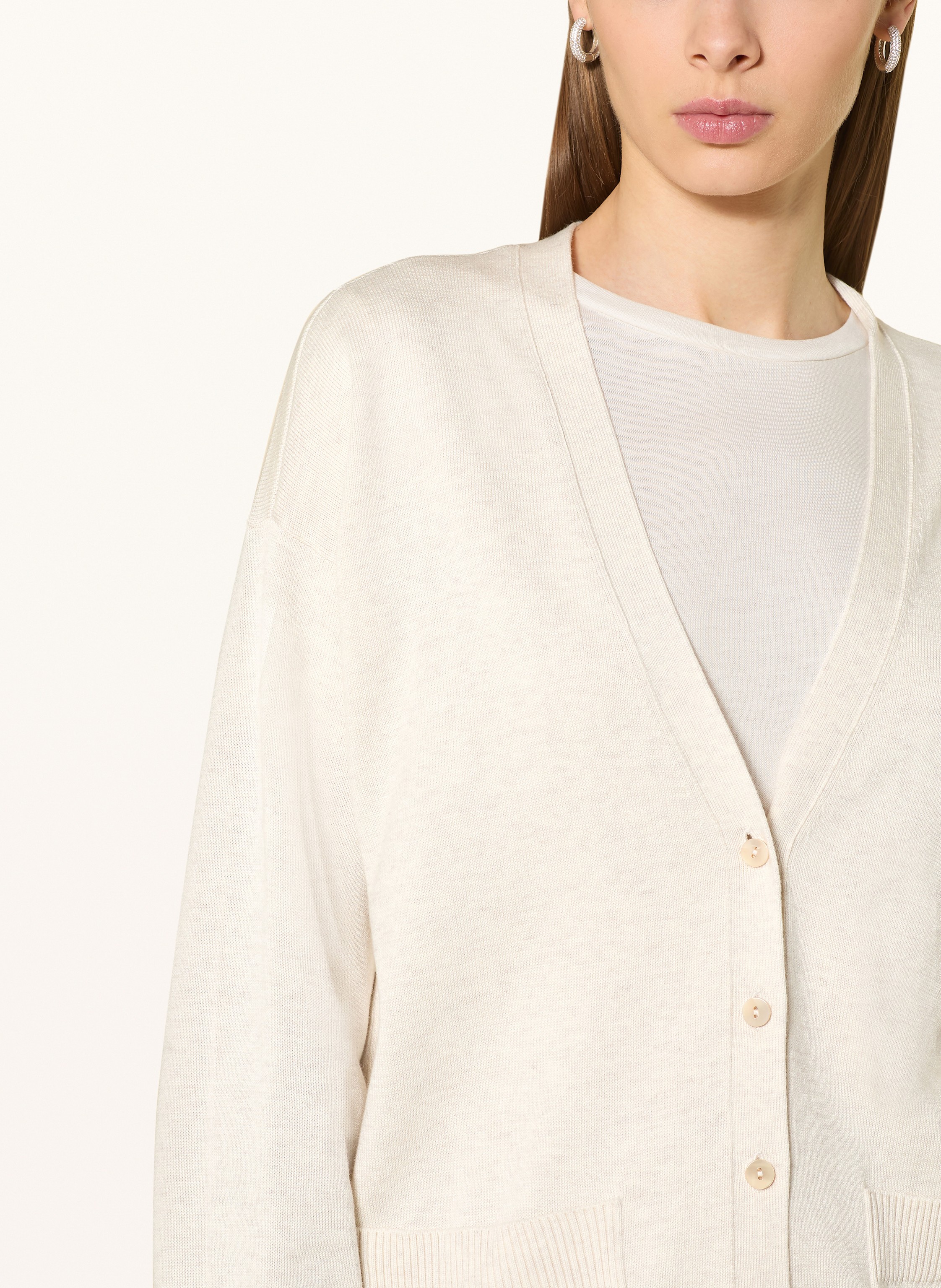 Thumbnail - Repeat Strickjacke beige