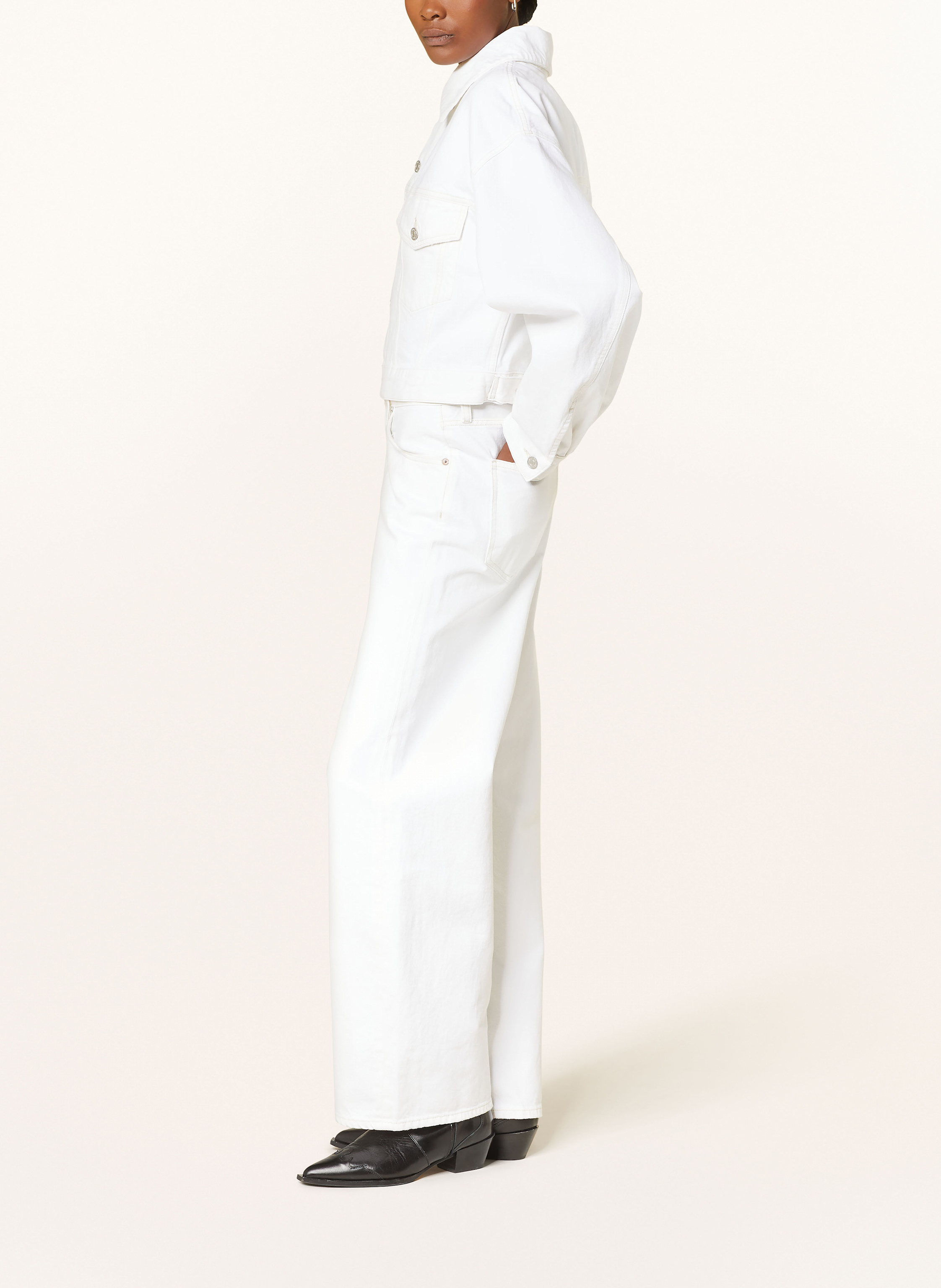 Thumbnail - Agolde Jeans Low Curve Jean weiss