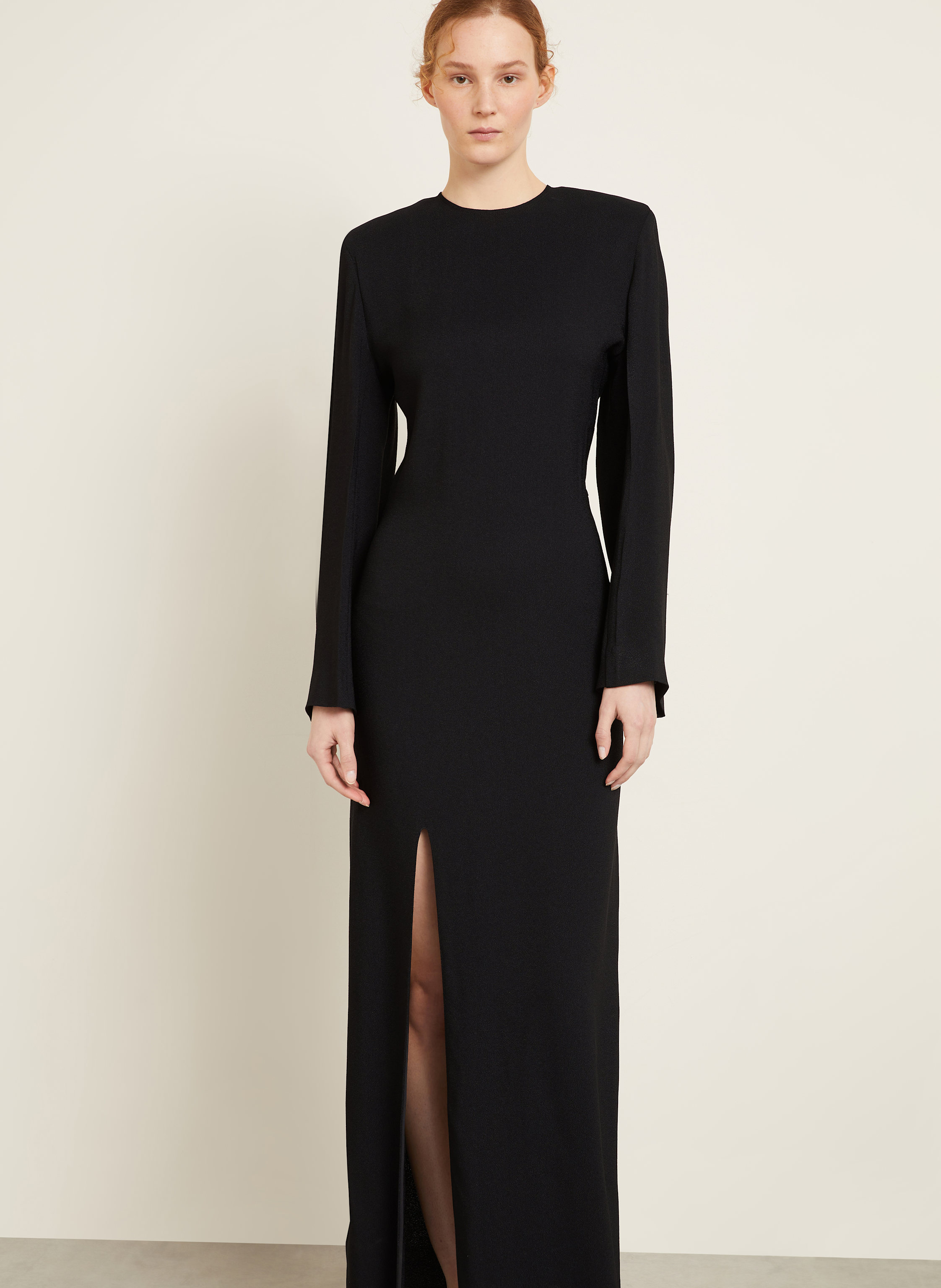 Thumbnail - Gauchere Kleid schwarz