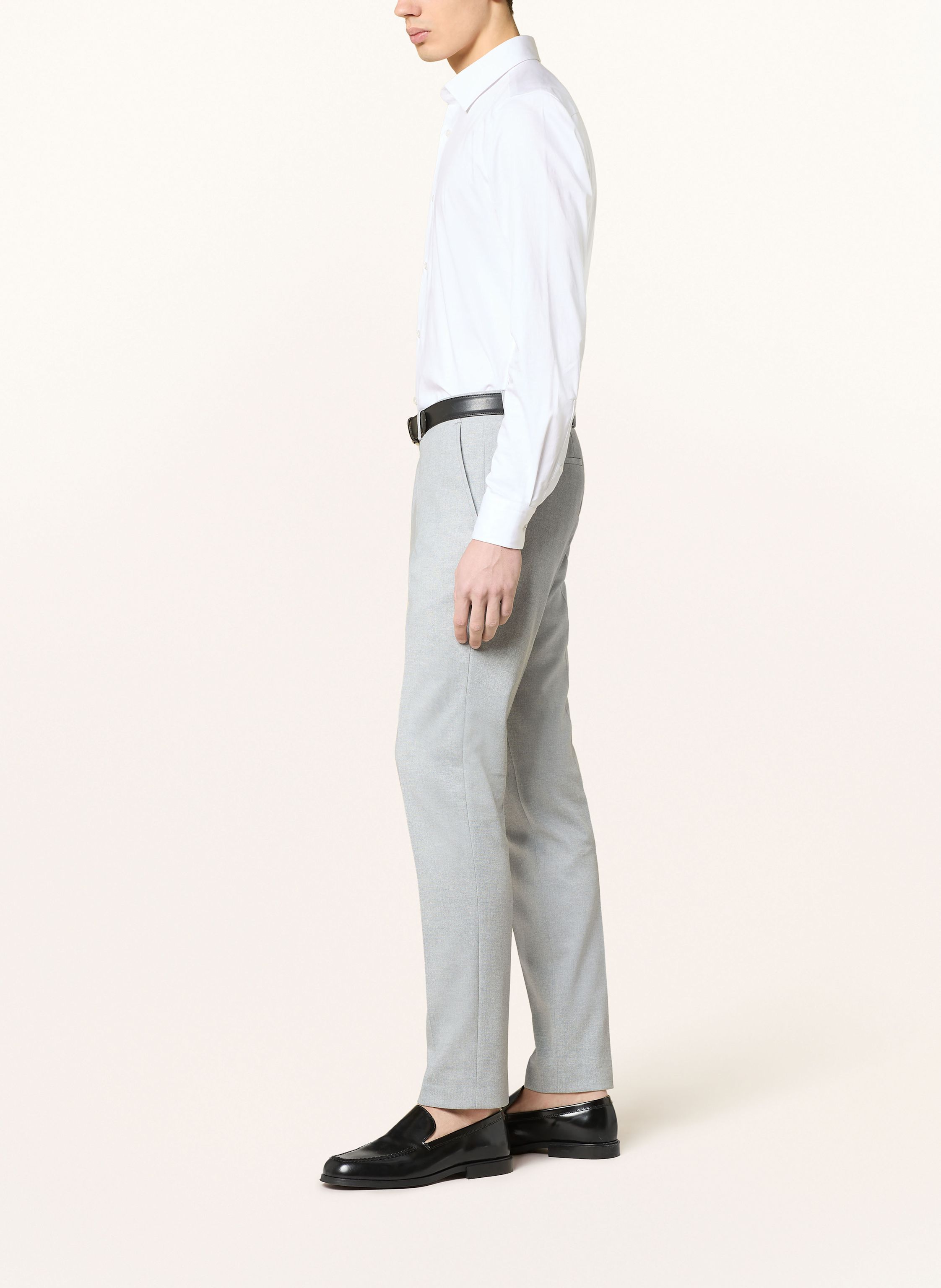 Thumbnail - Roy Robson Anzughose Slim Fit Aus Jersey grau