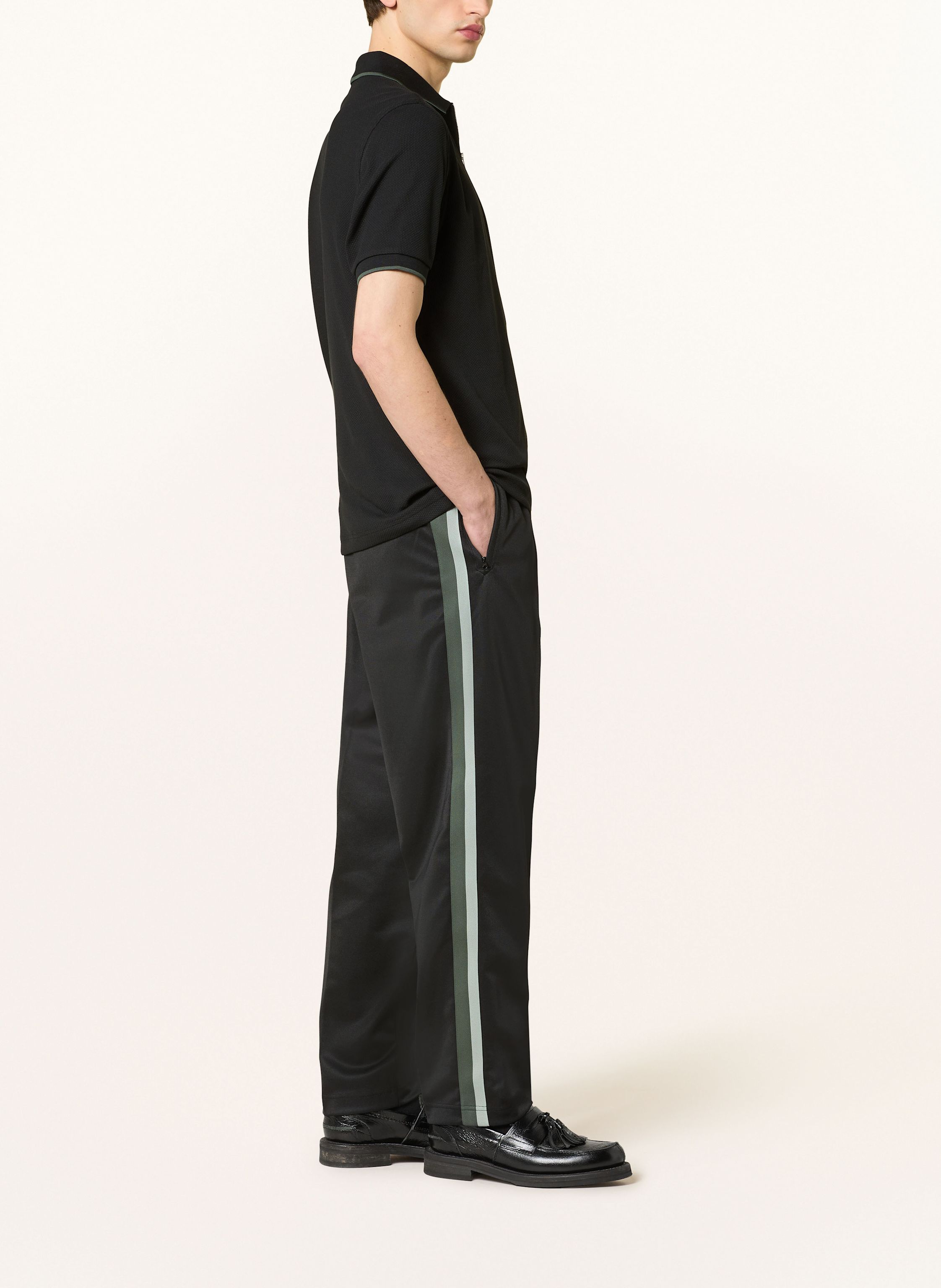 Thumbnail - Fred Perry Hose Im Jogging-Stil Mit Galonstreifen schwarz