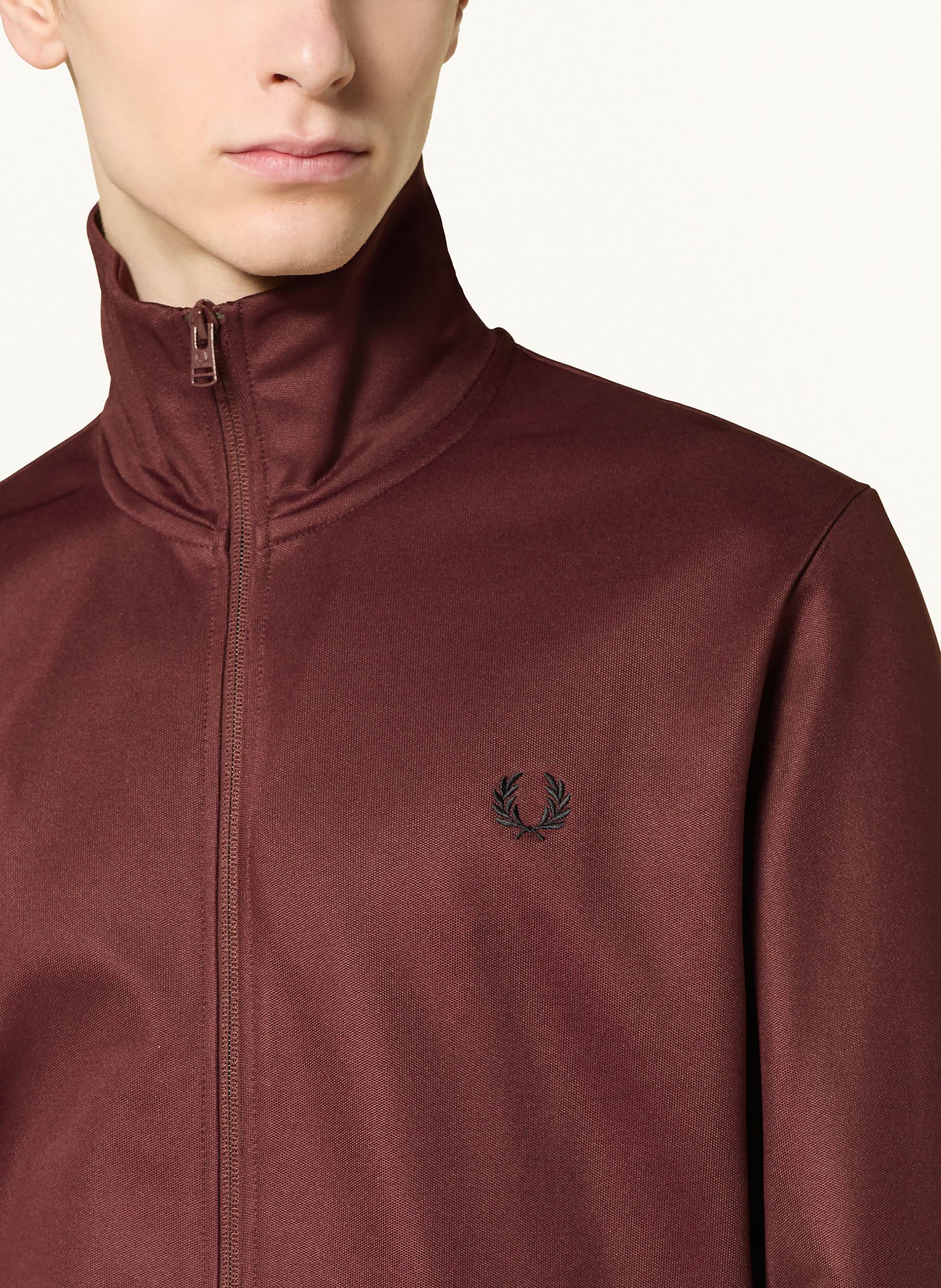 Thumbnail - Fred Perry Jacke rot