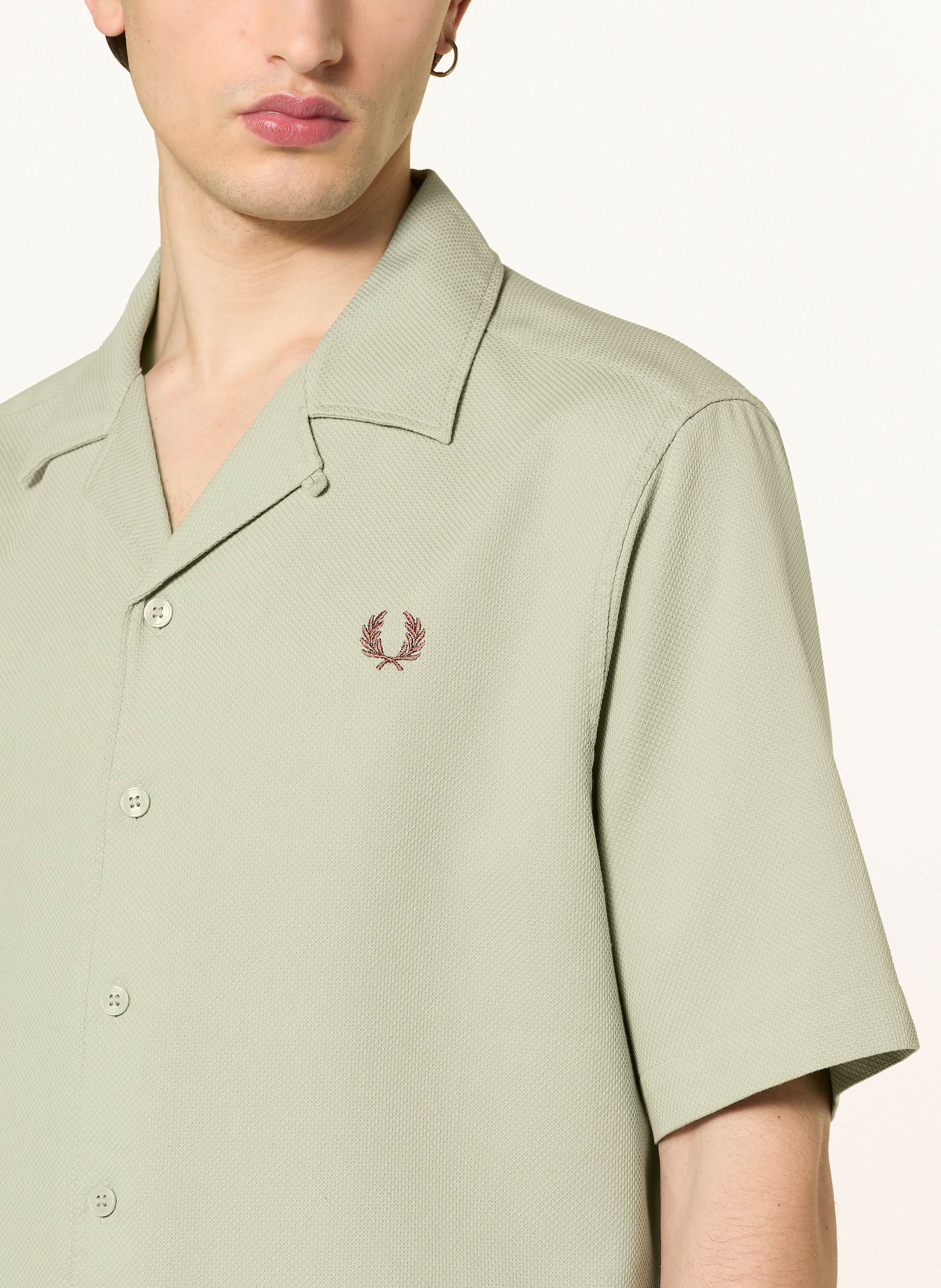 Thumbnail - Fred Perry Resorthemd Comfort Fit blau