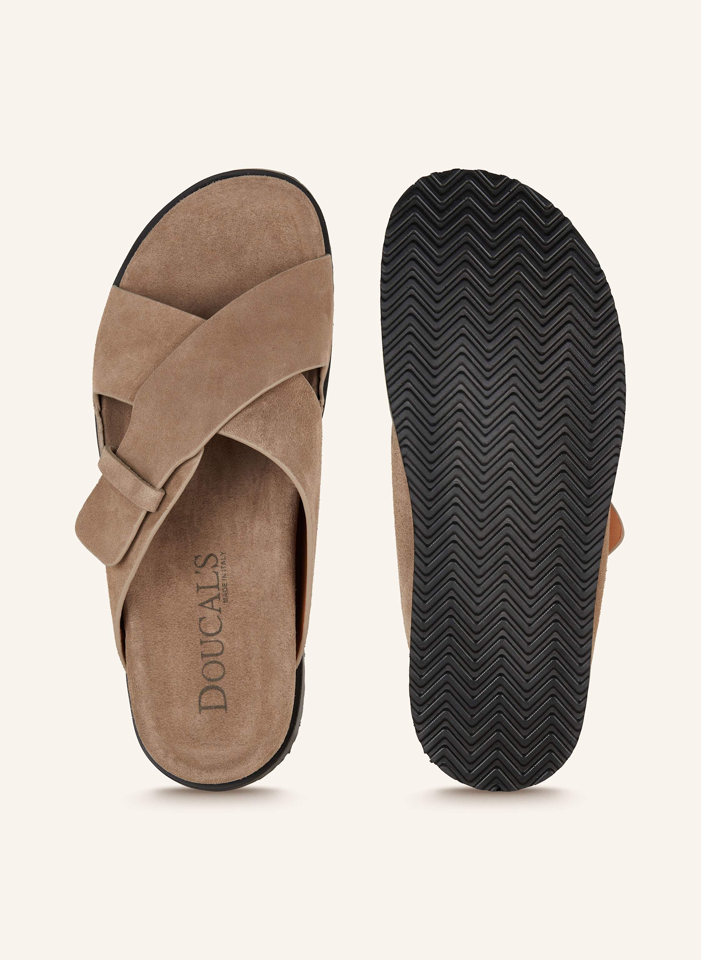 Thumbnail - Doucal's Pantoletten beige