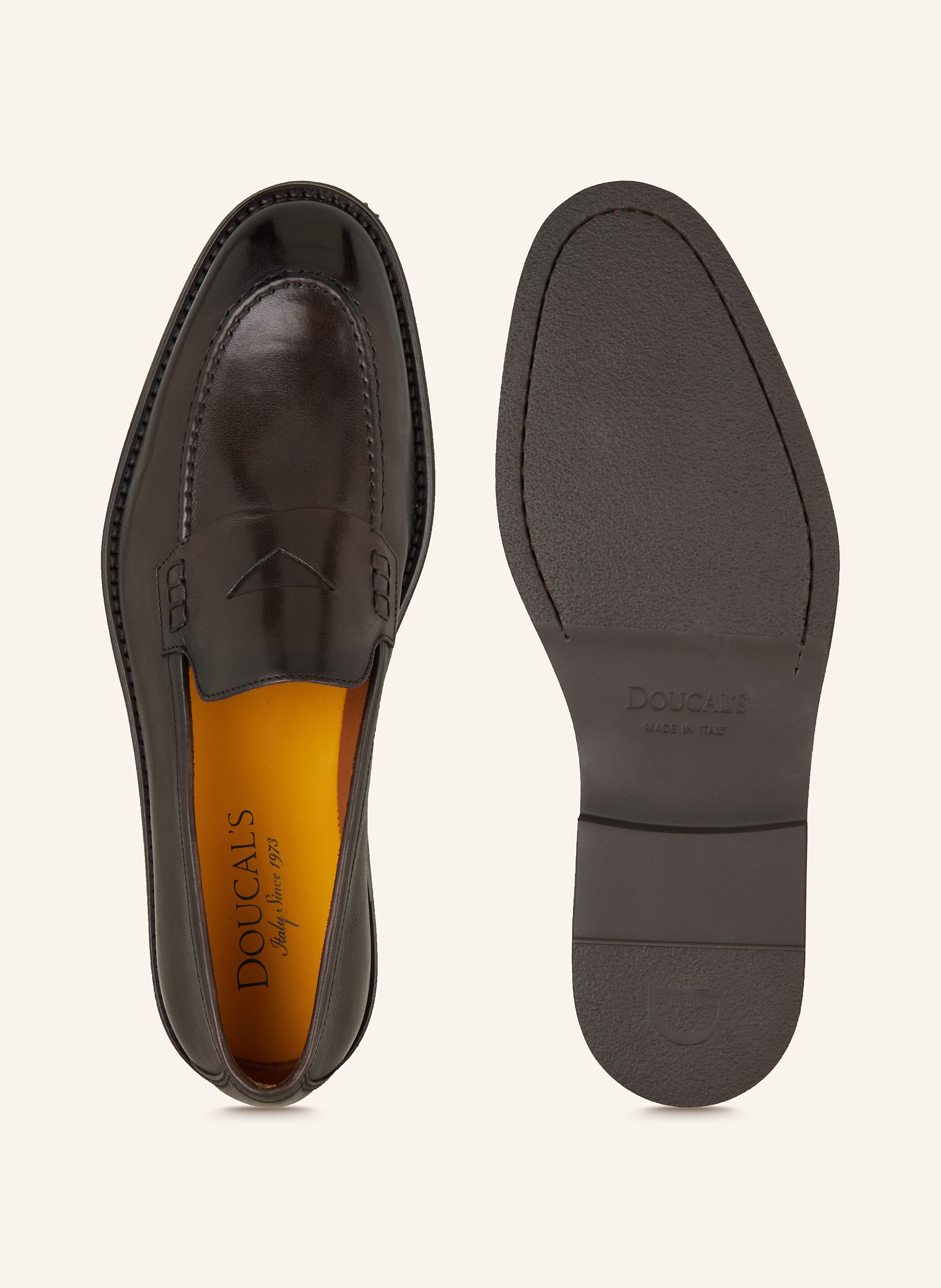 Thumbnail - Doucal's Penny-Loafer braun