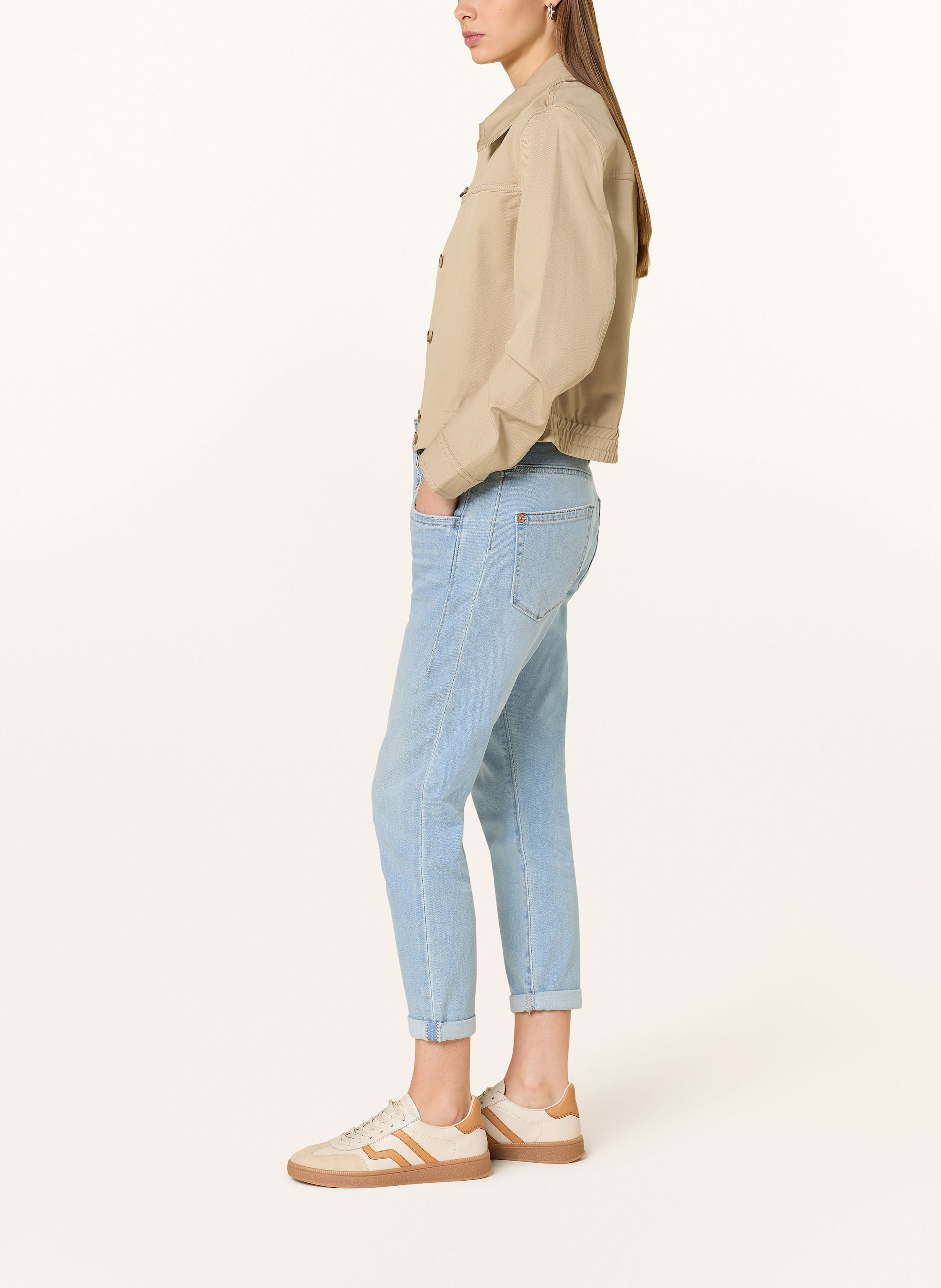Thumbnail - Herrlicher Skinny Jeans Shyra Cropped blau