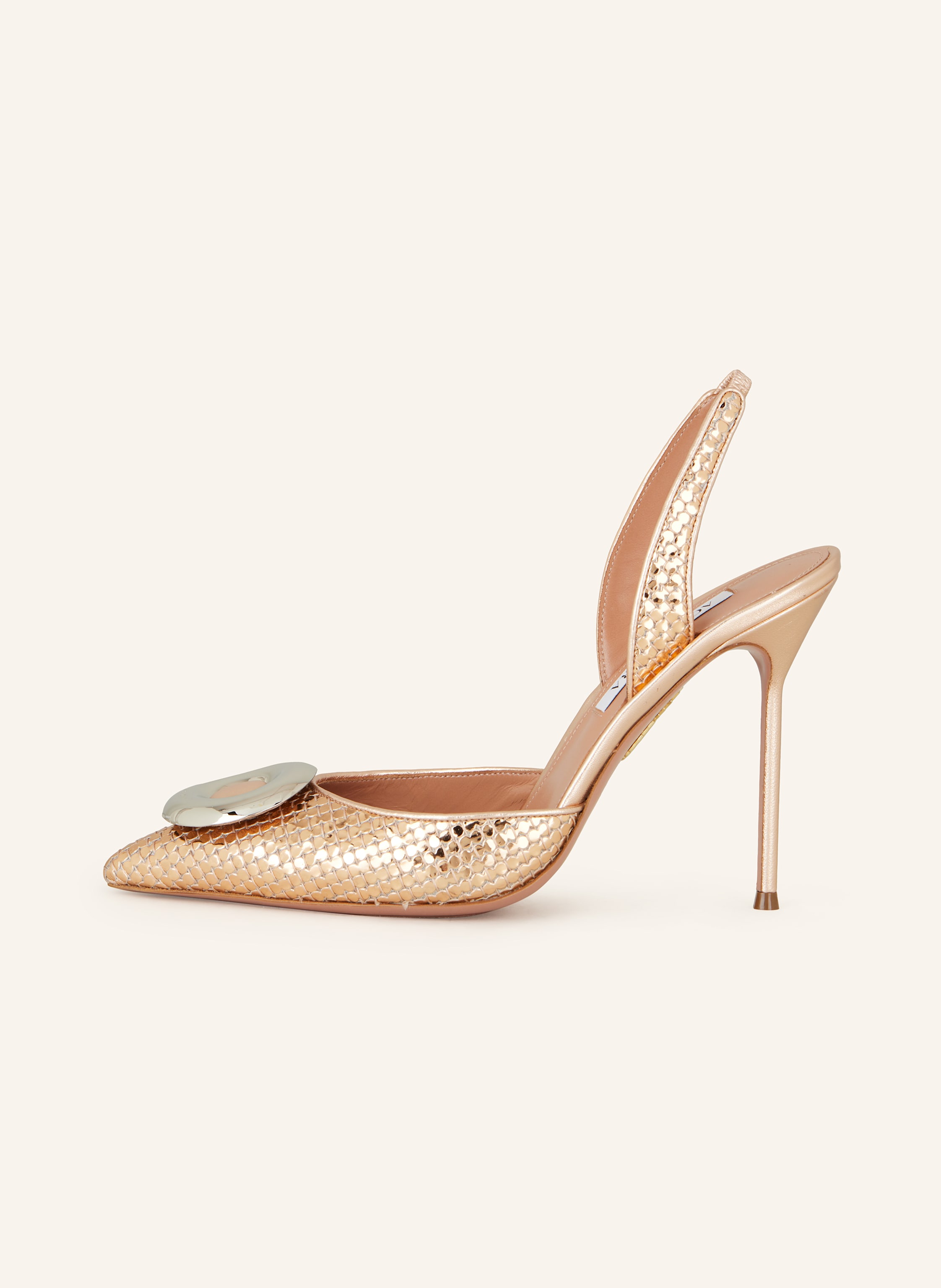 Thumbnail - Aquazzura Slingpumps rosegold
