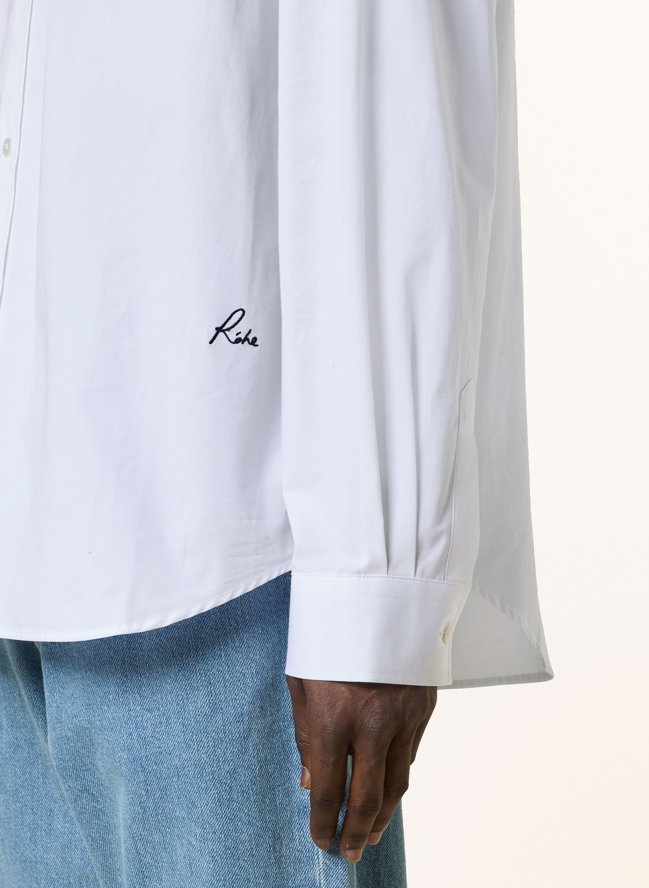 Thumbnail - Róhe Hemd Comfort Fit weiss