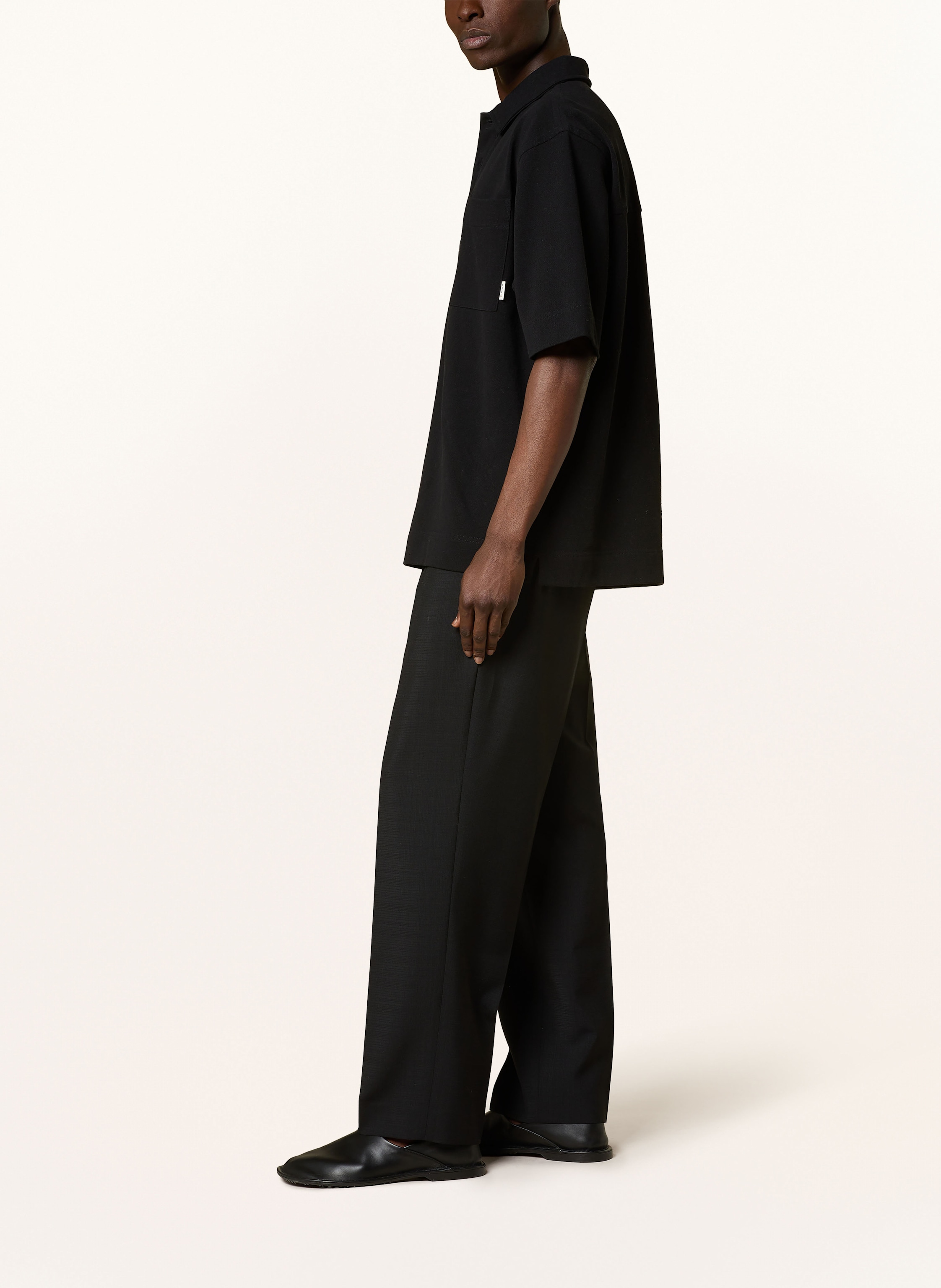 Thumbnail - Róhe Hose Regular Fit schwarz