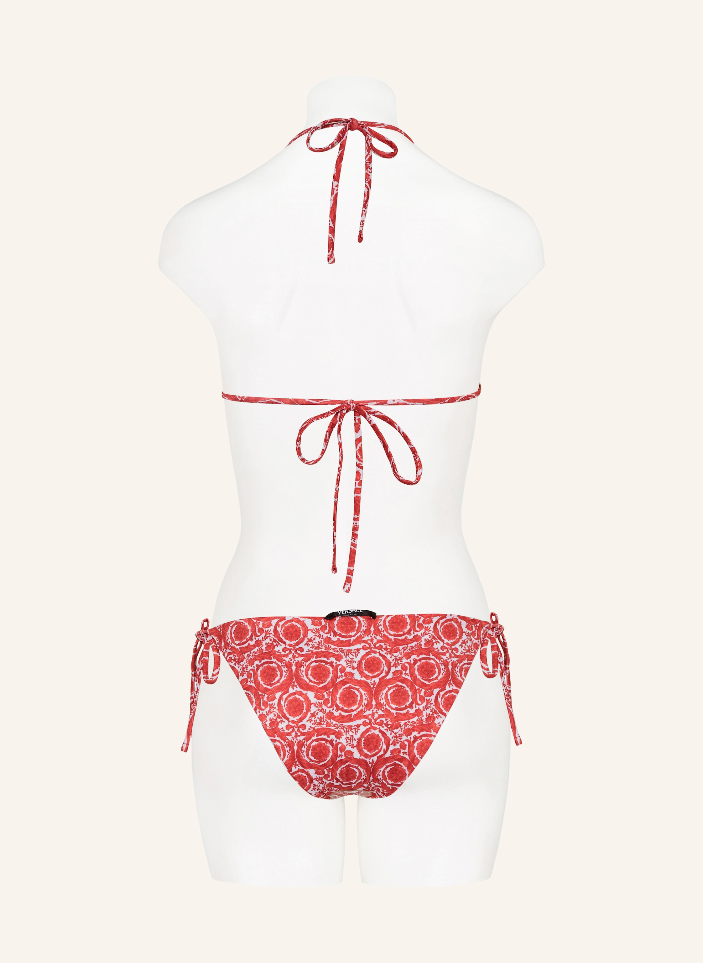 Thumbnail - Versace Triangel-Bikini-Hose Zum Wenden rot