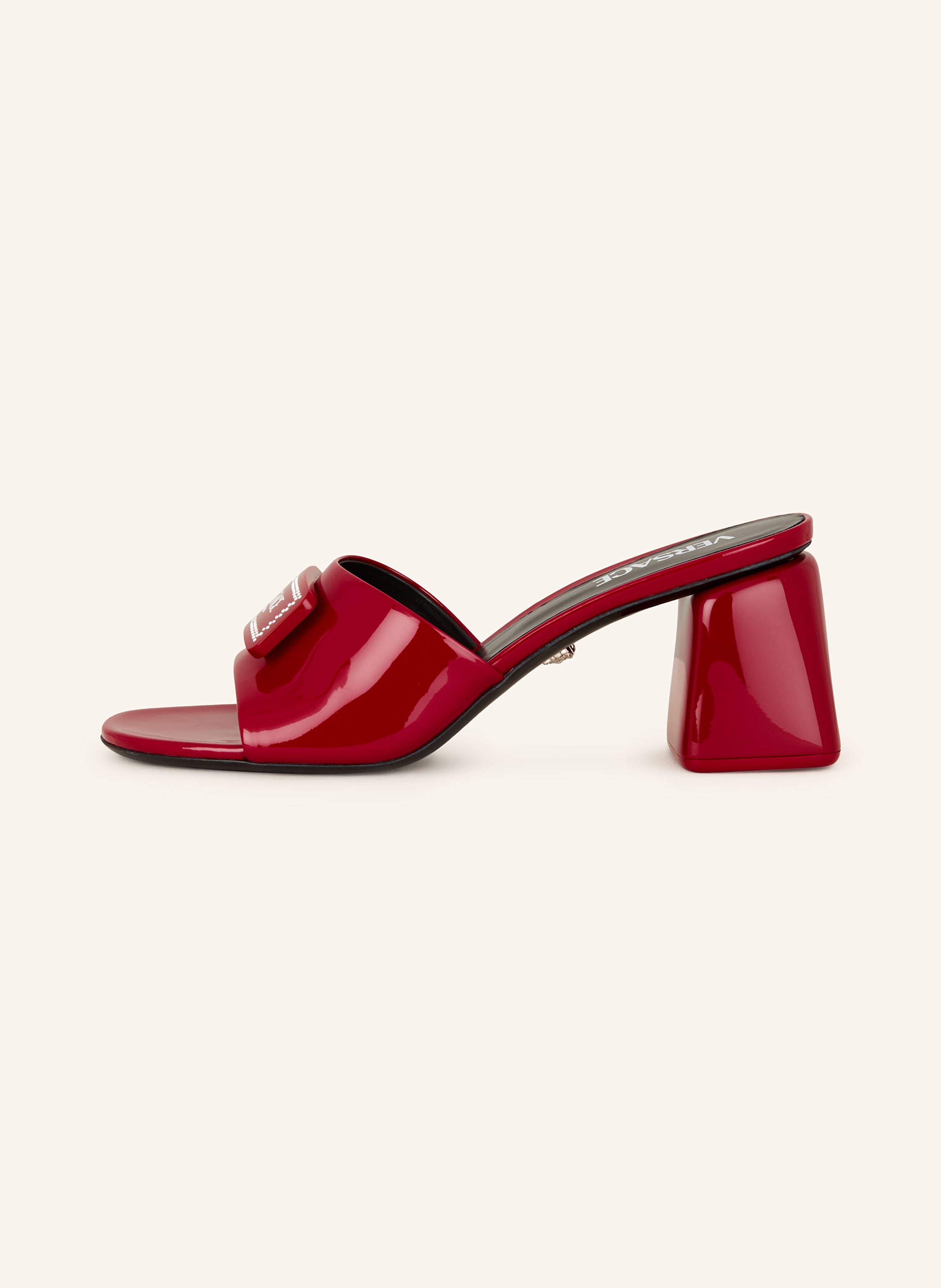 Thumbnail - Versace Lack-Mules rot