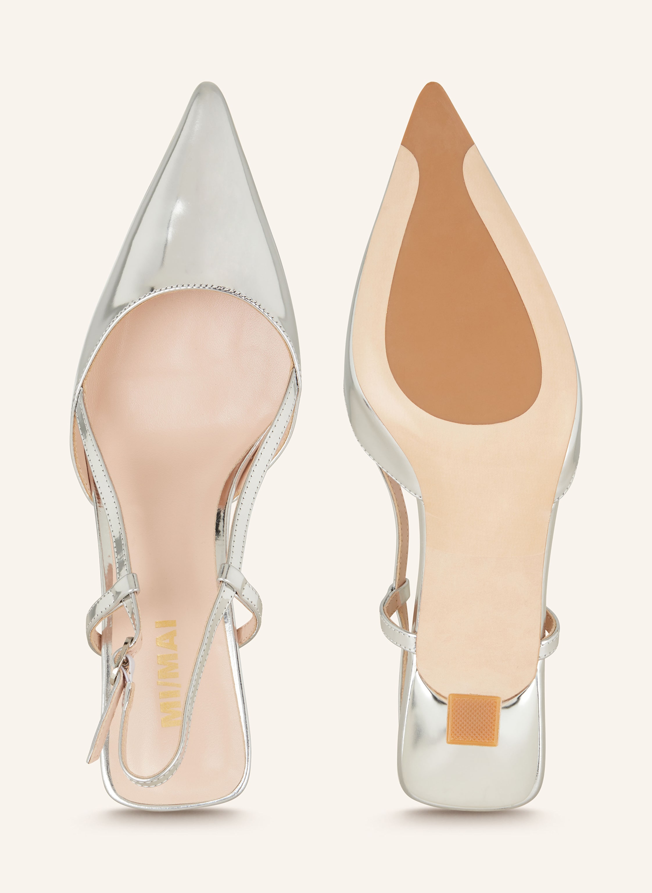 Thumbnail - Mi/Mai Lack-Pumps Corto silber