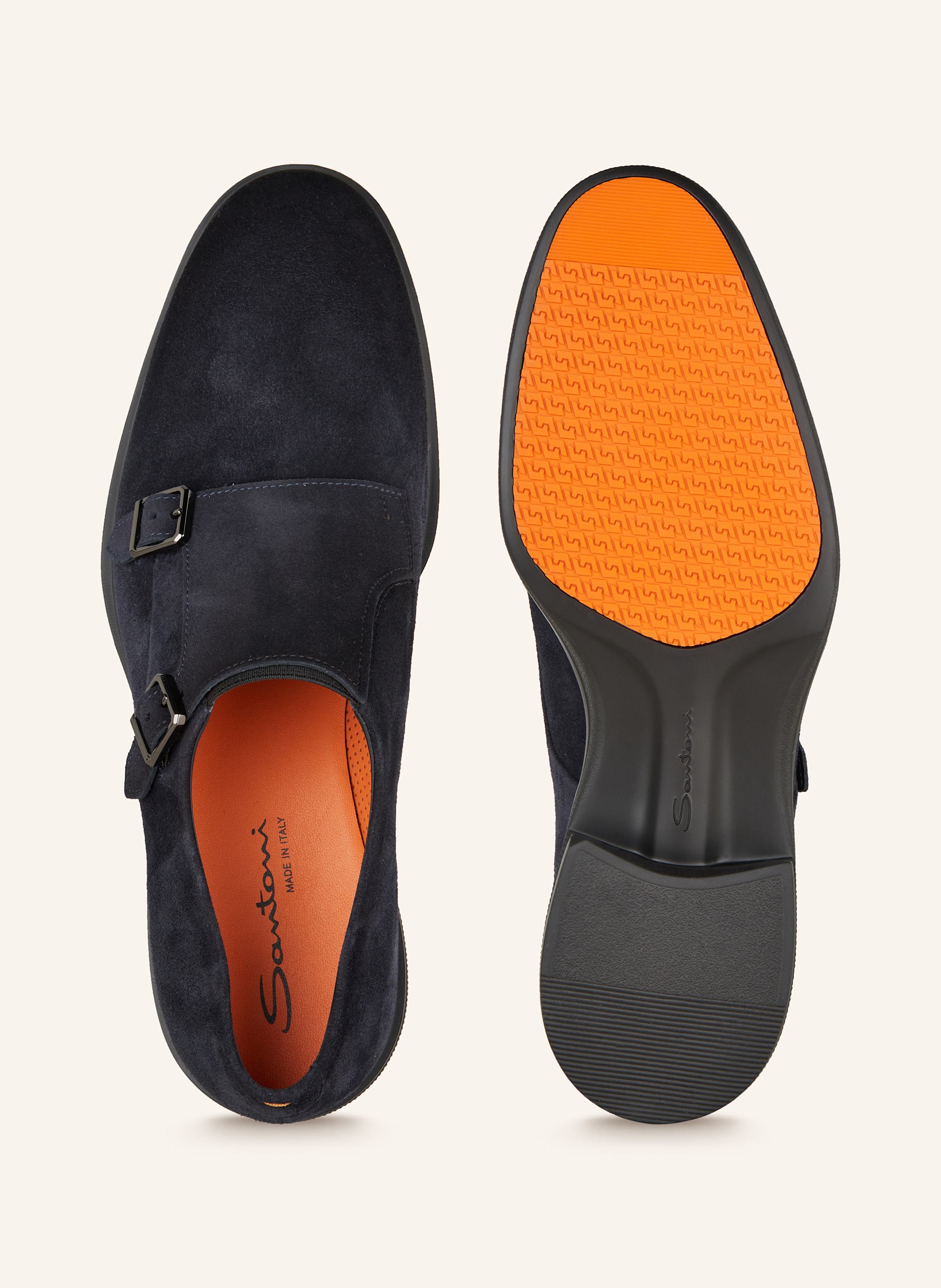 Thumbnail - Santoni Double-Monks Easy blau