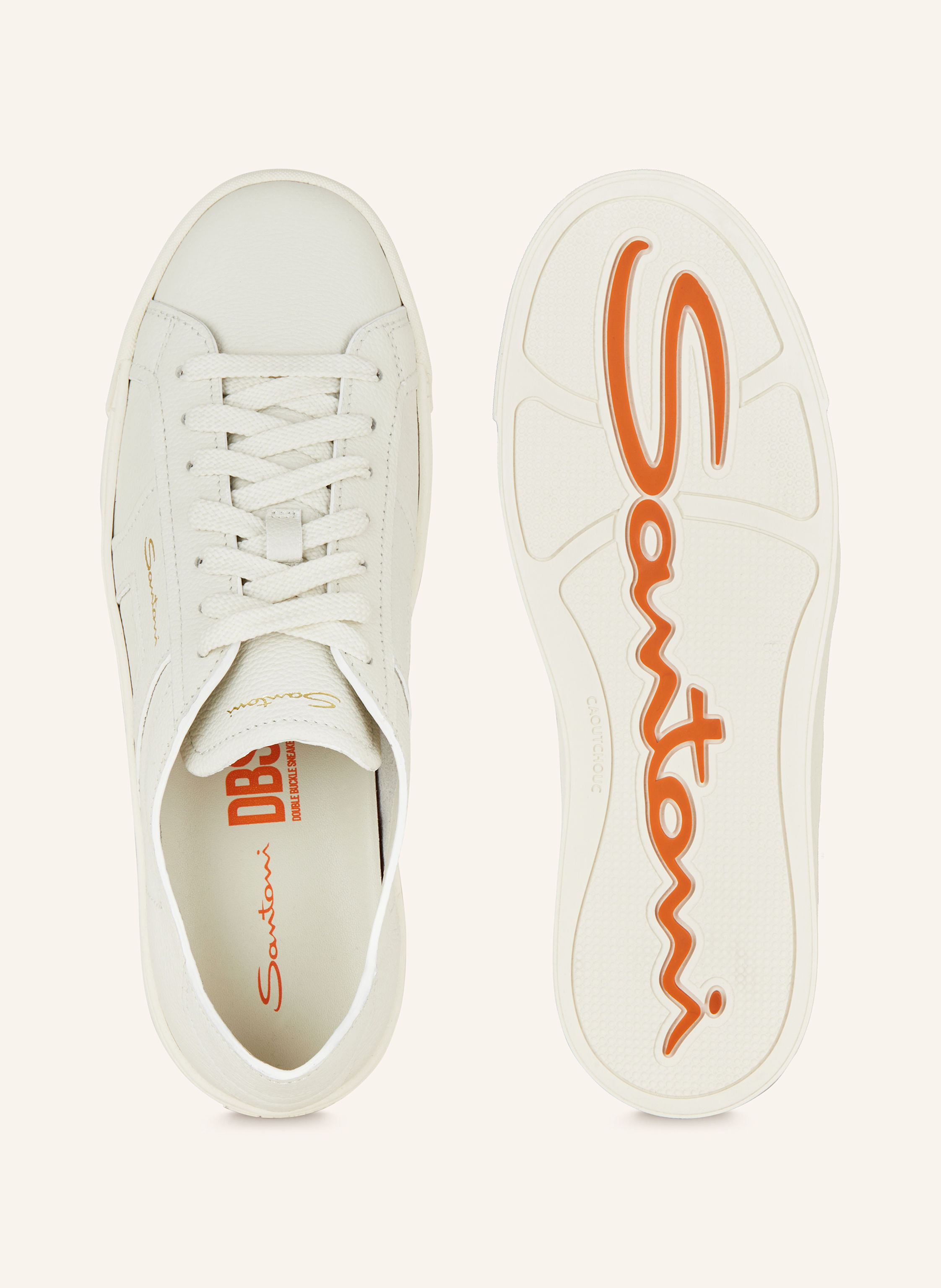 Thumbnail - Santoni Sneaker weiss