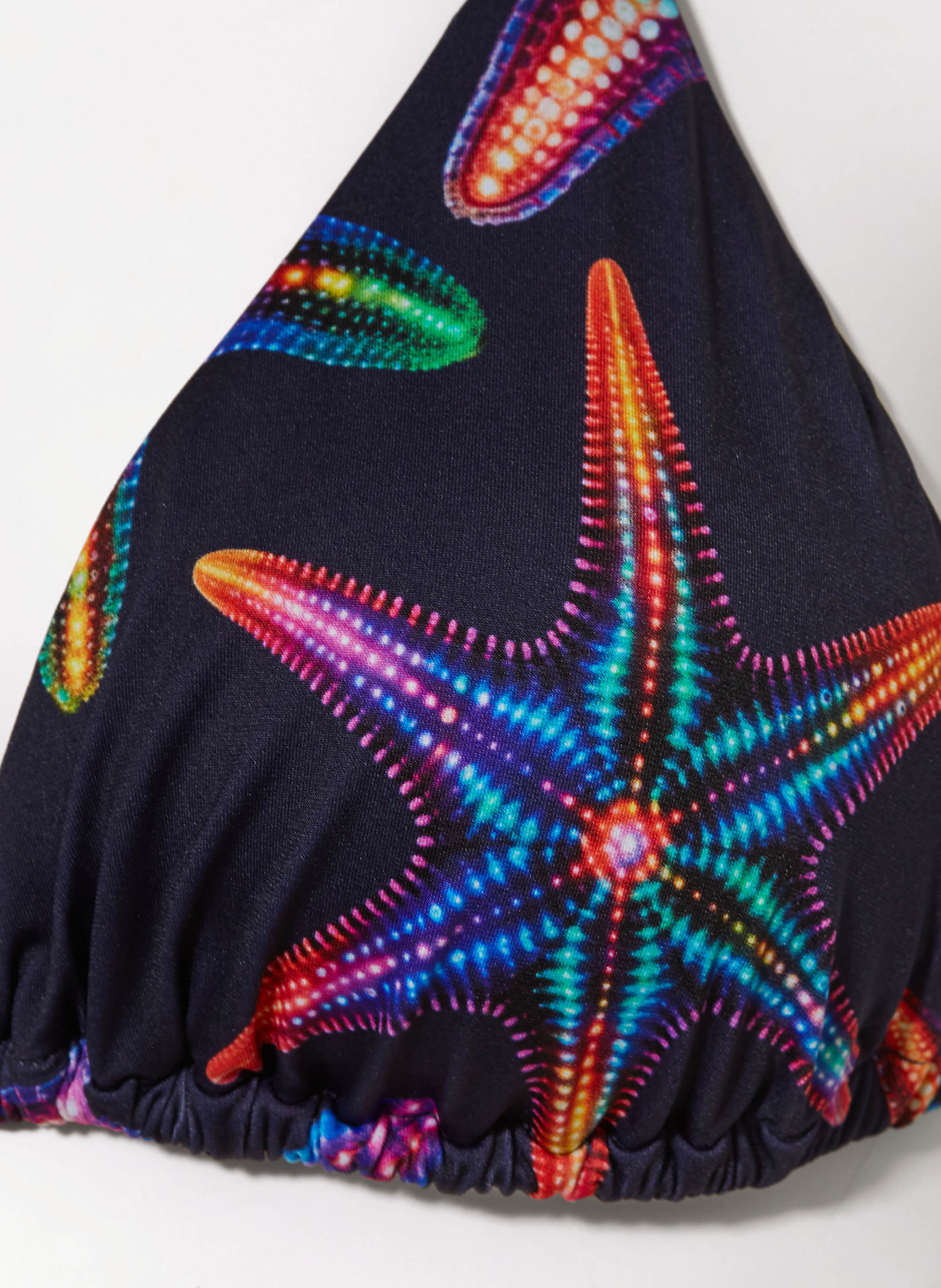 Thumbnail - Vilebrequin Triangel-Bikini-Top Fleur Disco Stars blau