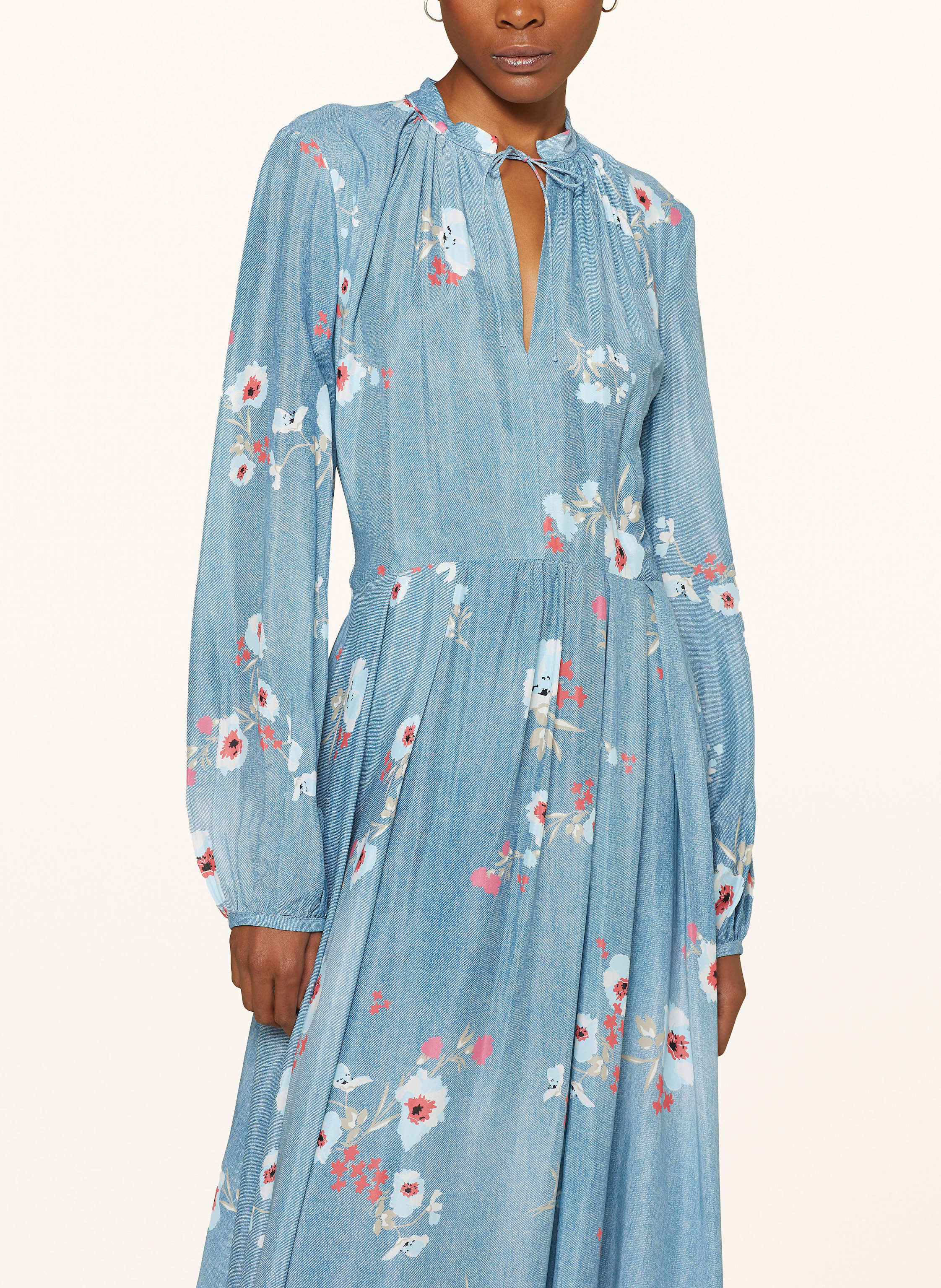 Thumbnail - Sly 010 Kleid Charlota Mit Seide blau