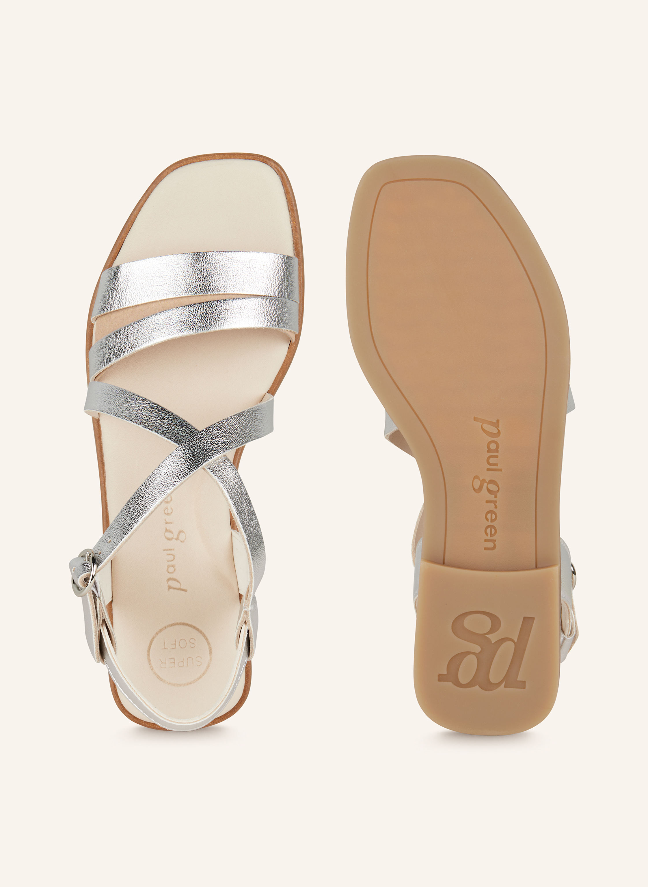 Thumbnail - Paul Green Sandalen silber