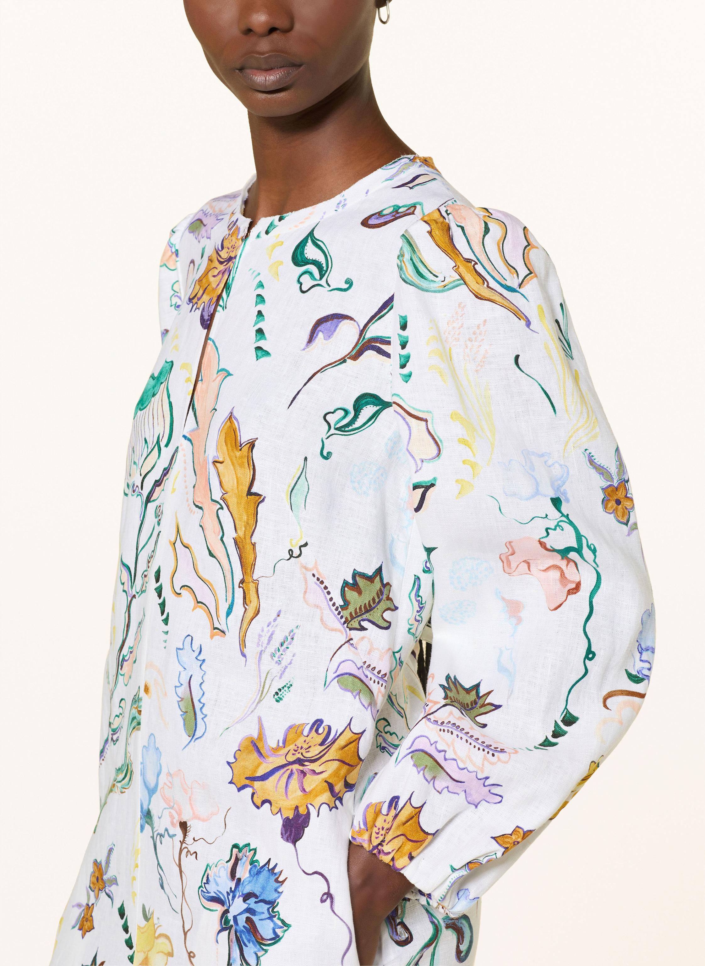 Thumbnail - Dorothee Schumacher Leinenkleid Floral Power weiss