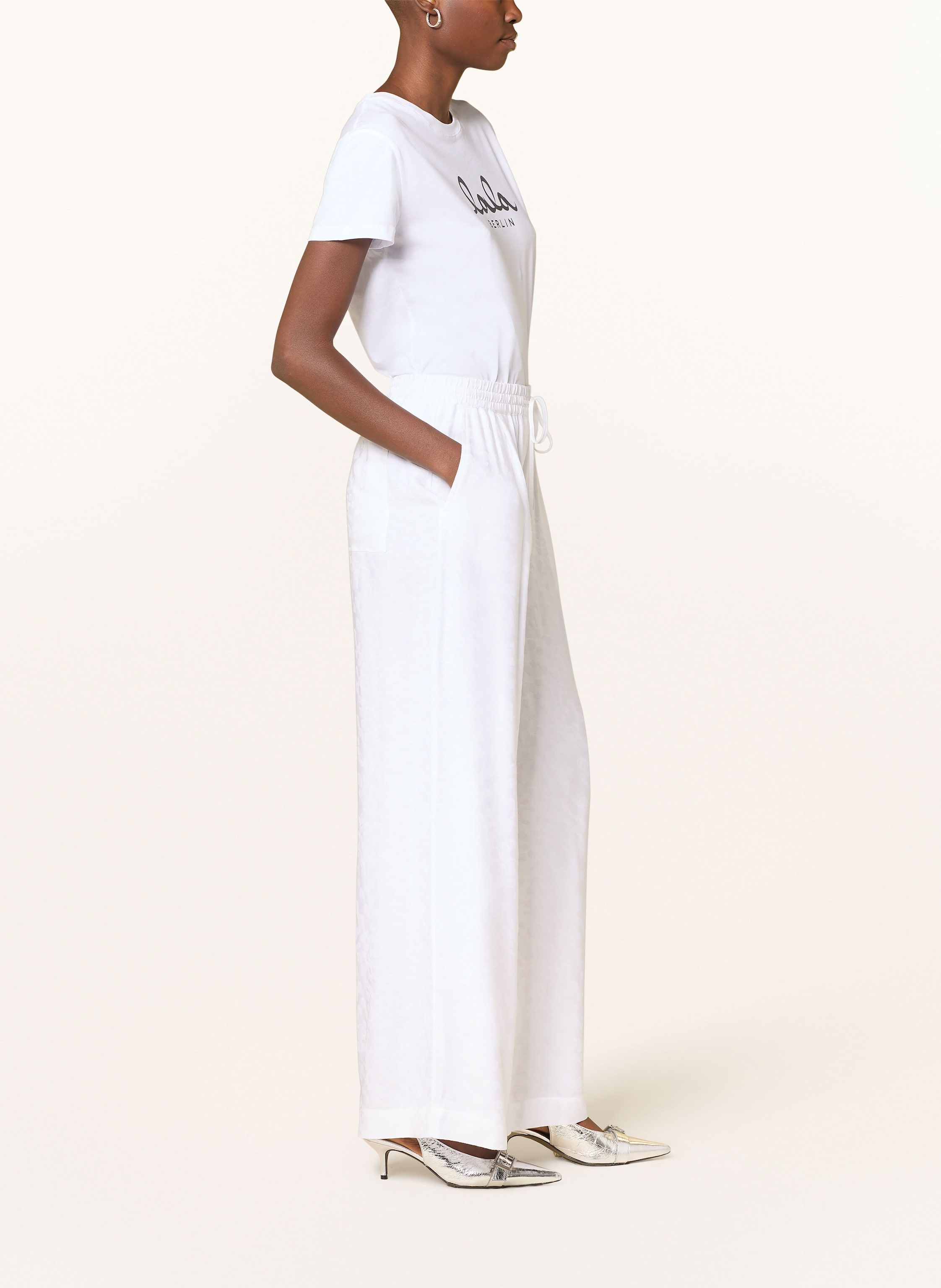 Thumbnail - Lala Berlin Marlenehose Pablo weiss