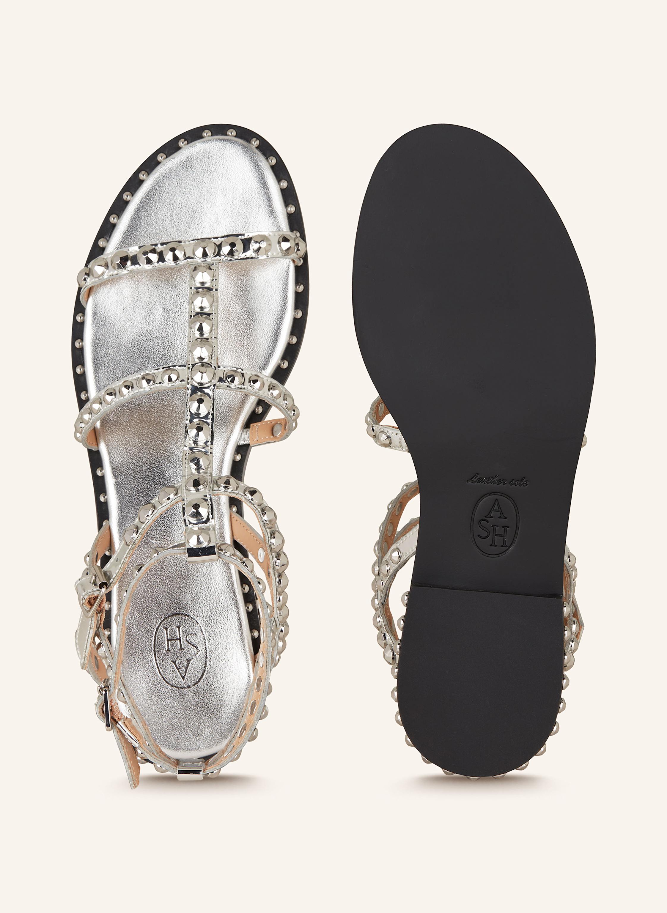 Thumbnail - Ash Sandalen Precious Mit Nieten silber