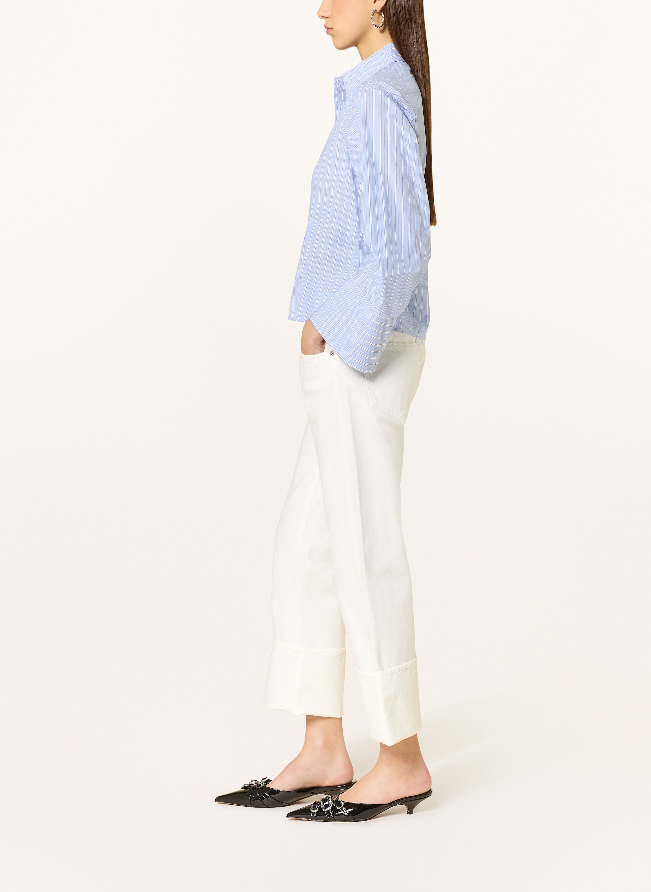 Thumbnail - Replay Straight Jeans Akeme weiss