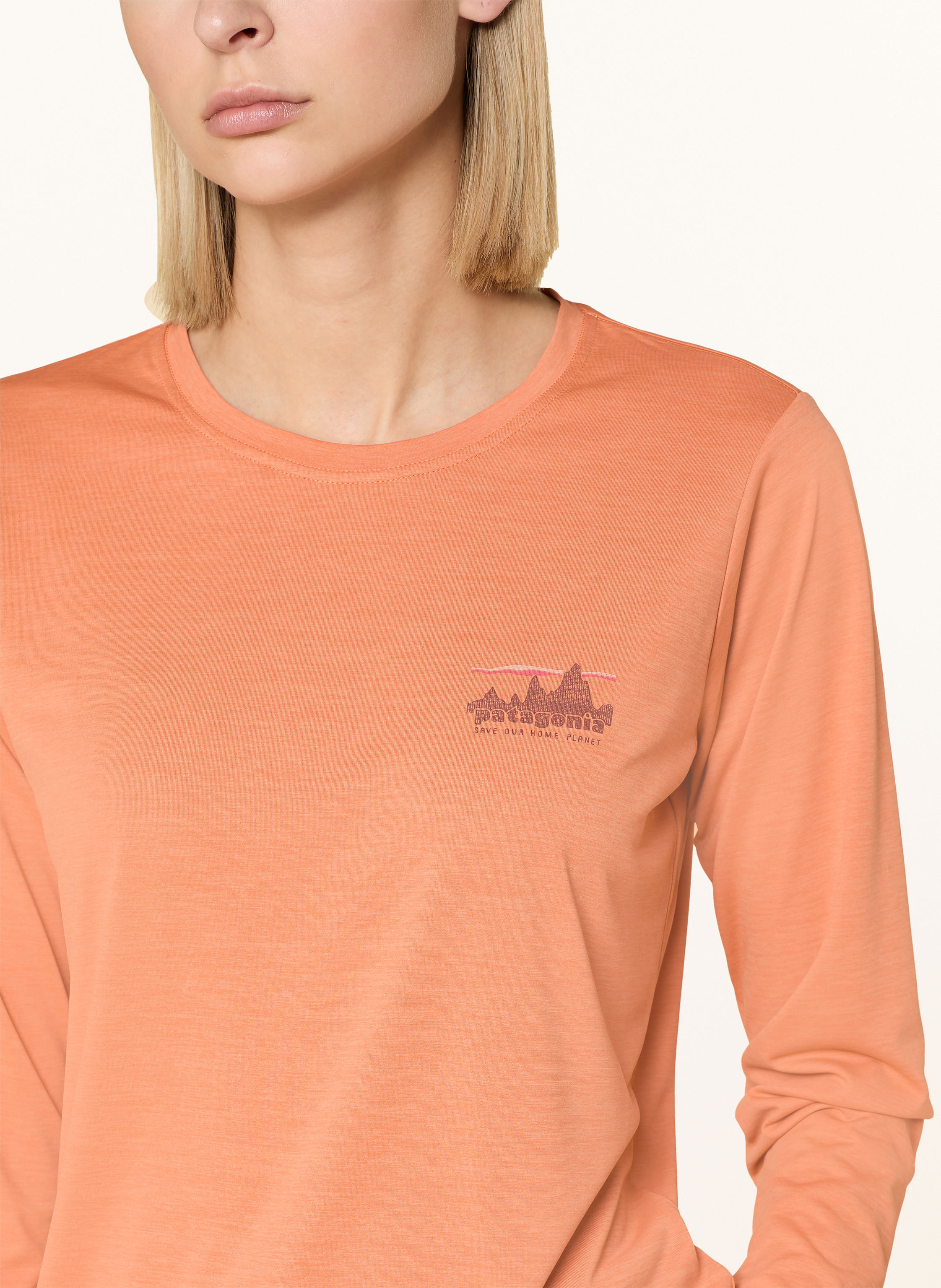Thumbnail - Patagonia Longsleeve Capilene Cool orange