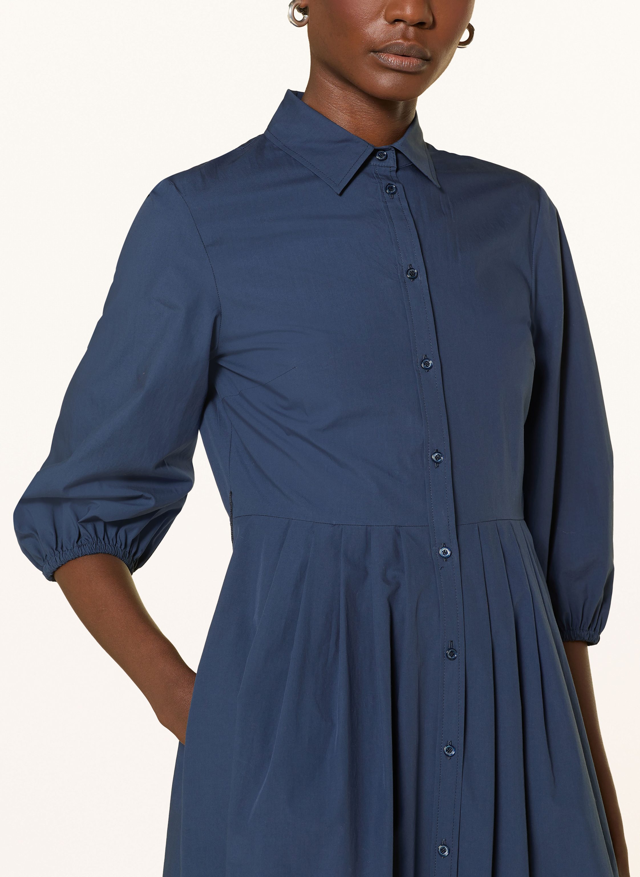 Thumbnail - Weekend Max Mara Hemdblusenkleid Kentia blau