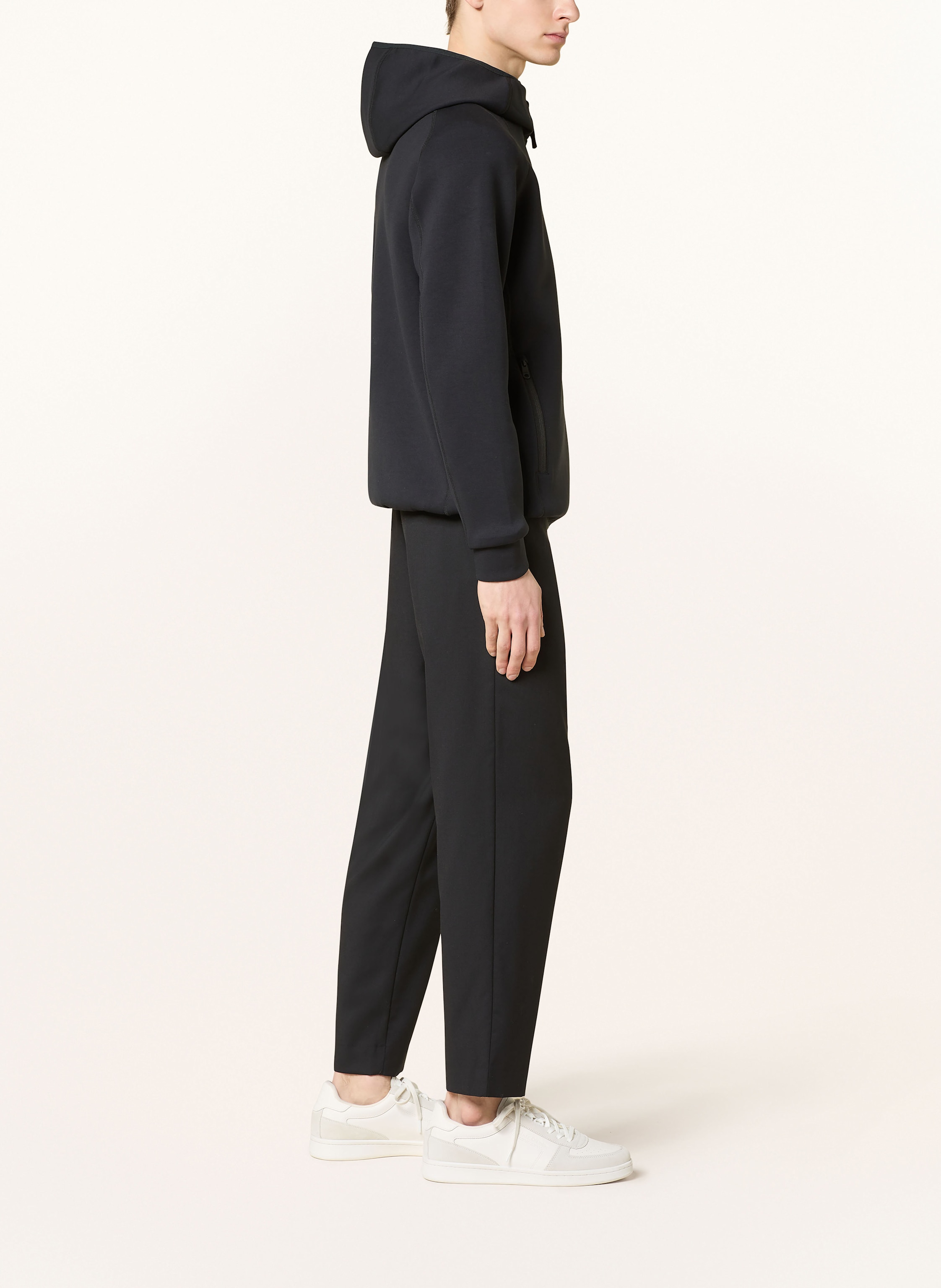 Thumbnail - Ecoalf Blouson Im Materialmix schwarz