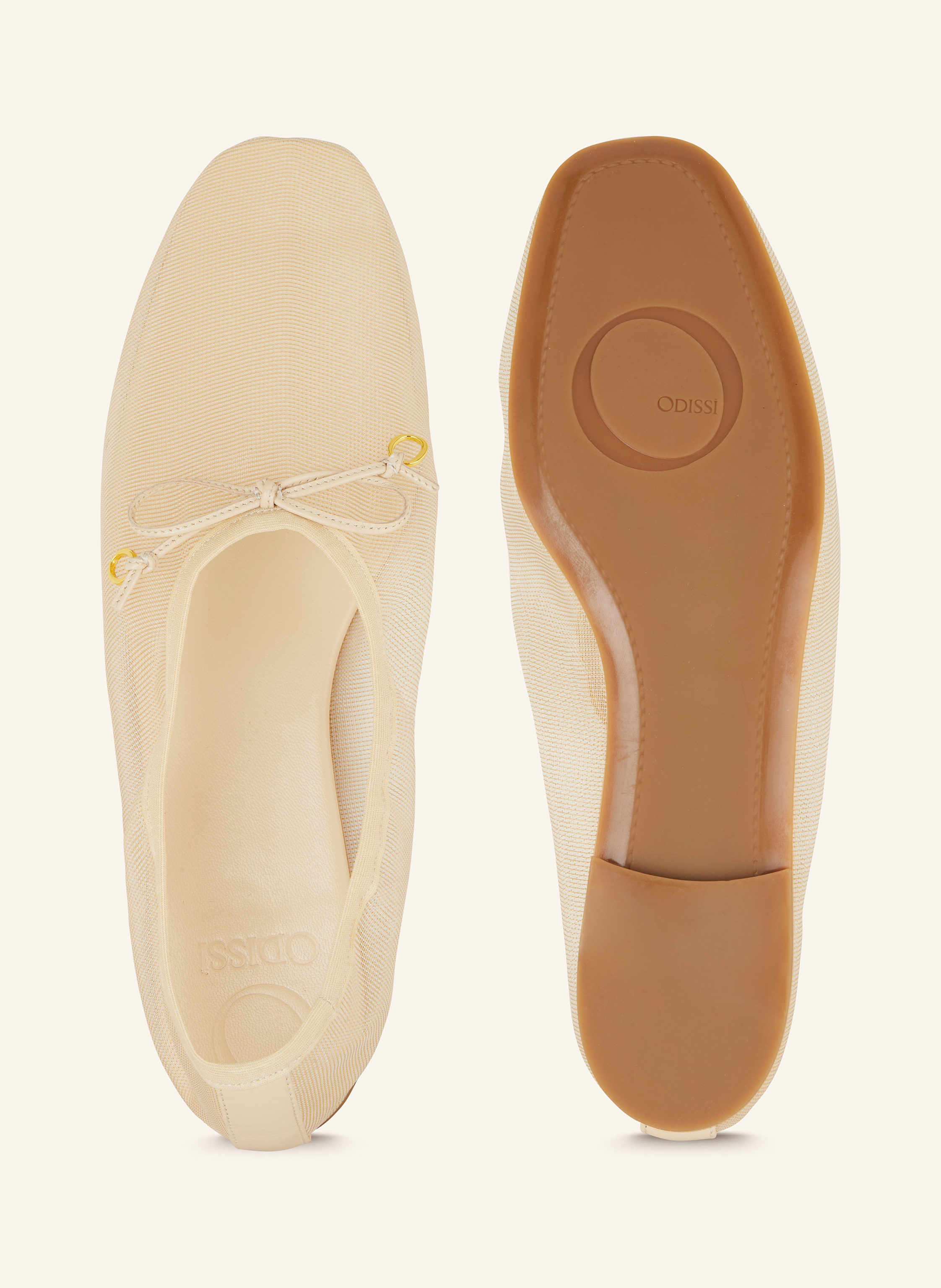 Thumbnail - Odissì Ballerinas Louise beige