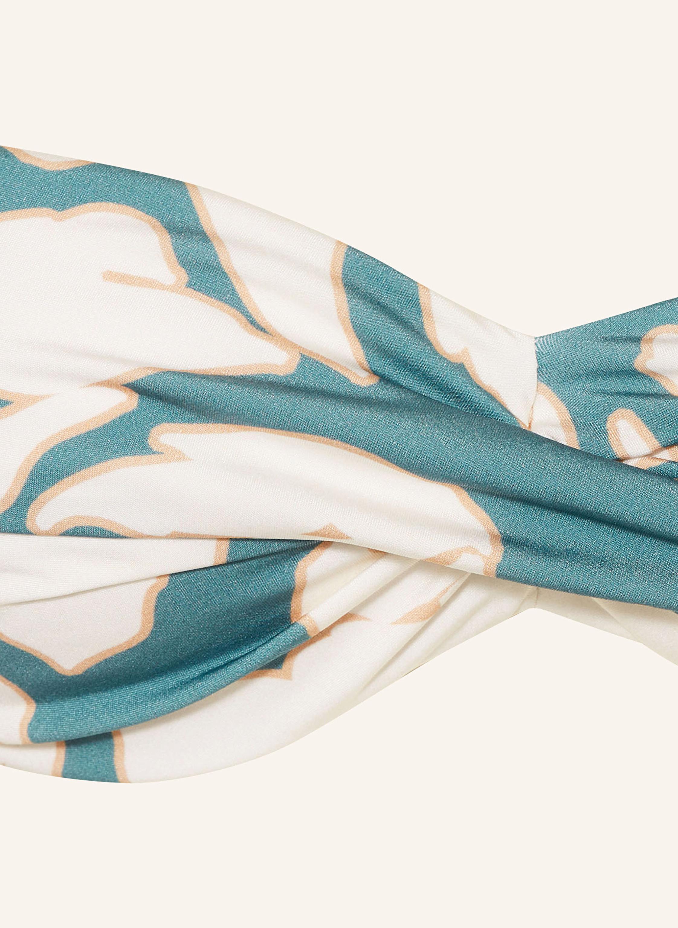 Thumbnail - Watercult Bandeau-Bikini-Top Floral Abstract blau