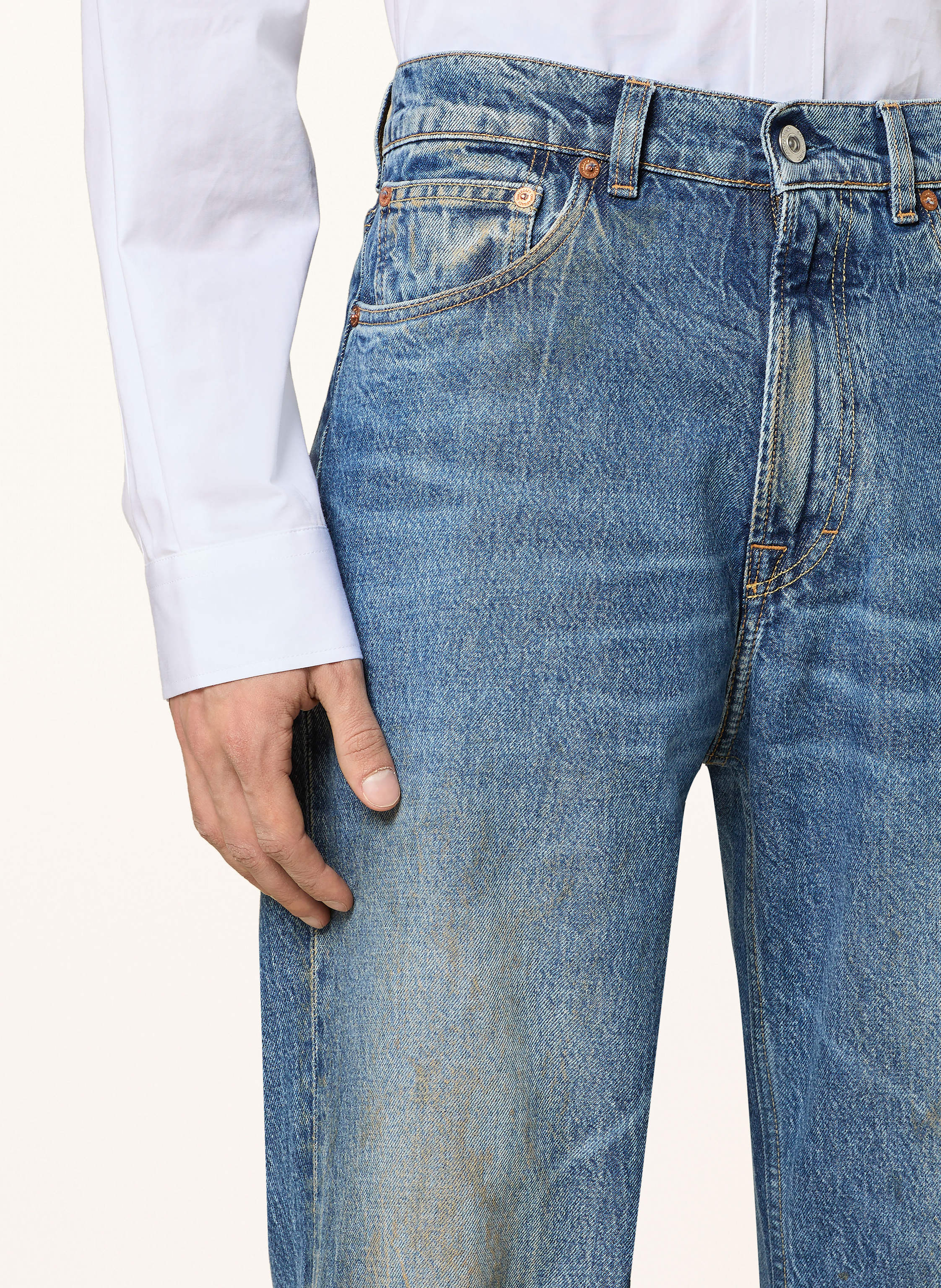 Thumbnail - Our Legacy Jeans Third Cut Relaxed Fit blau