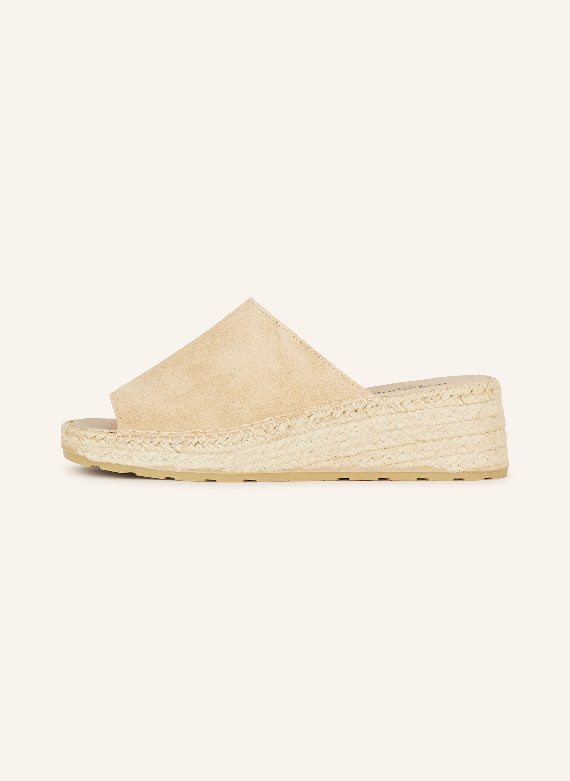 Thumbnail - Espadrij L'originale Plateau-Pantoletten beige