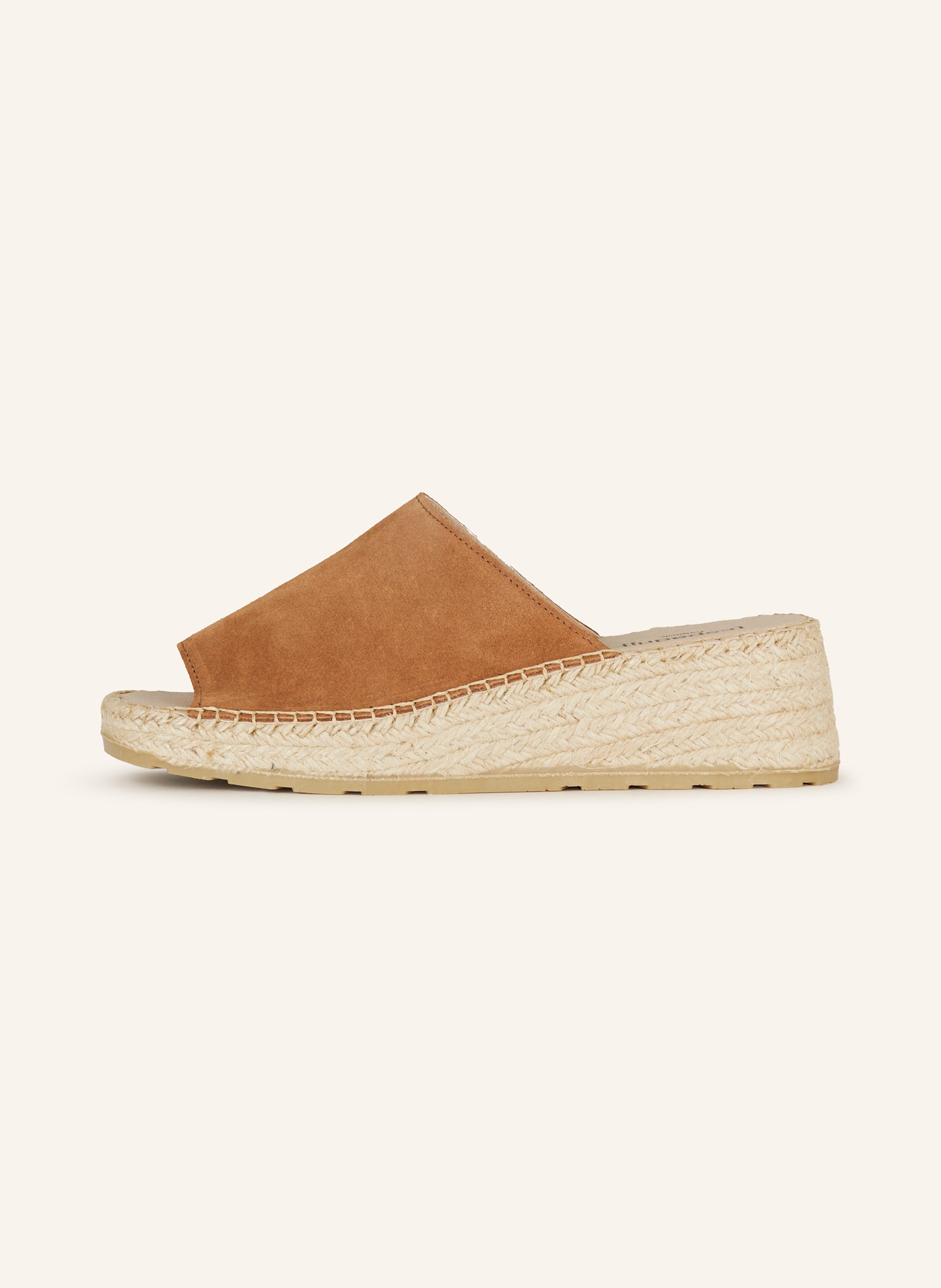 Thumbnail - Espadrij L'originale Plateau-Pantoletten braun