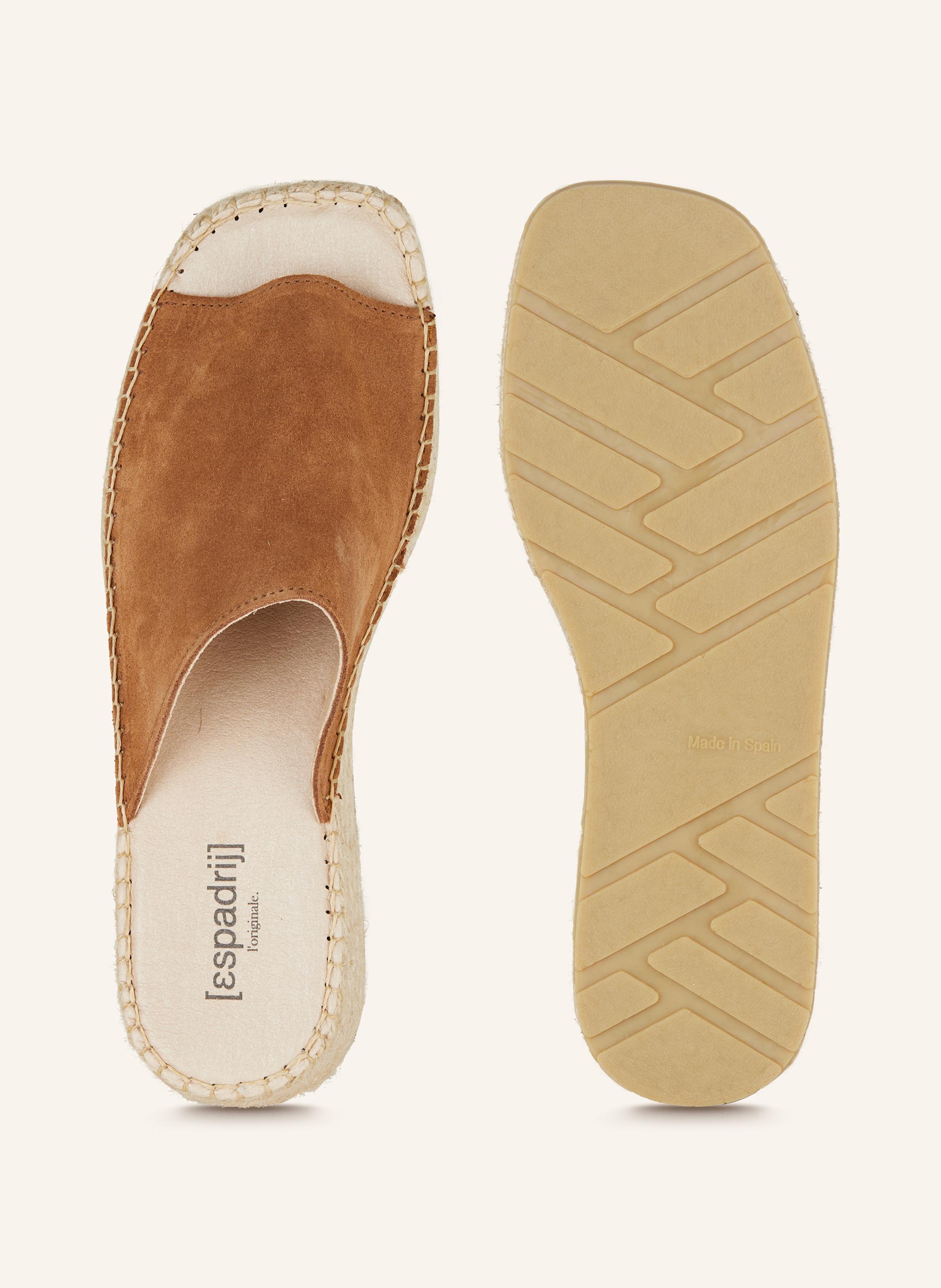 Thumbnail - Espadrij L'originale Plateau-Pantoletten braun