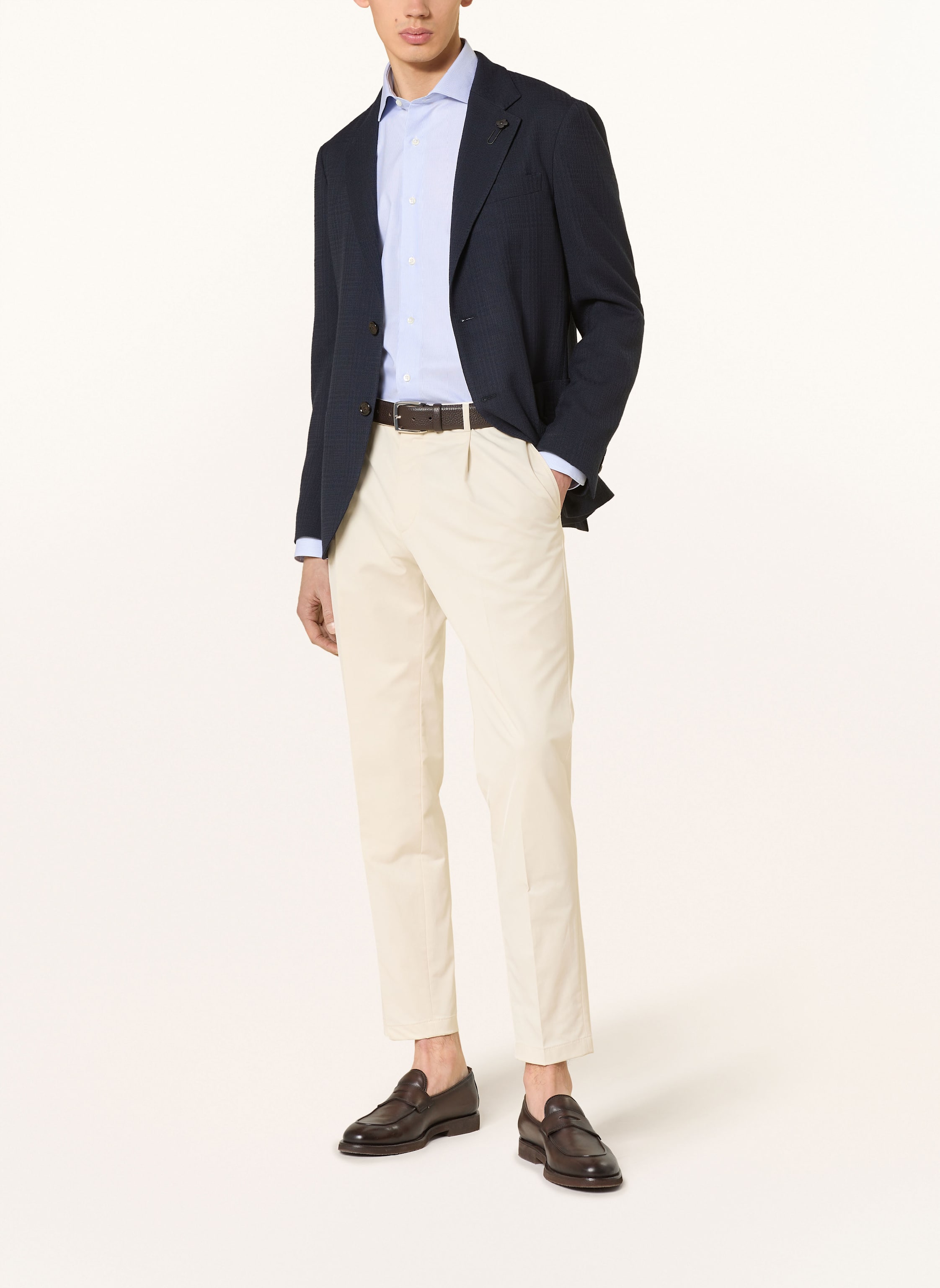 Thumbnail - Canali Hemd Regular Fit blau
