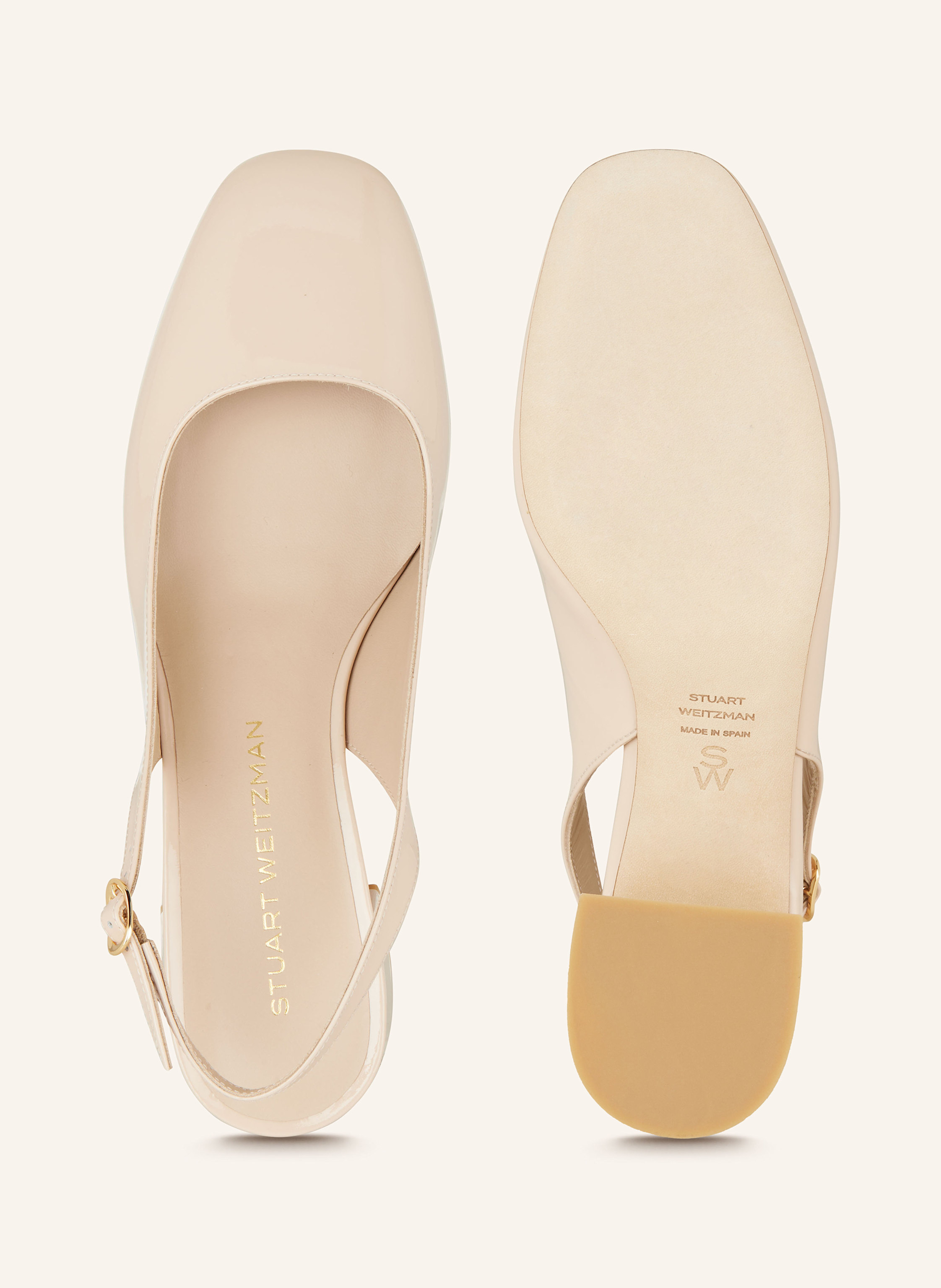 Thumbnail - Stuart Weitzman Slingpumps Maeve 35 beige
