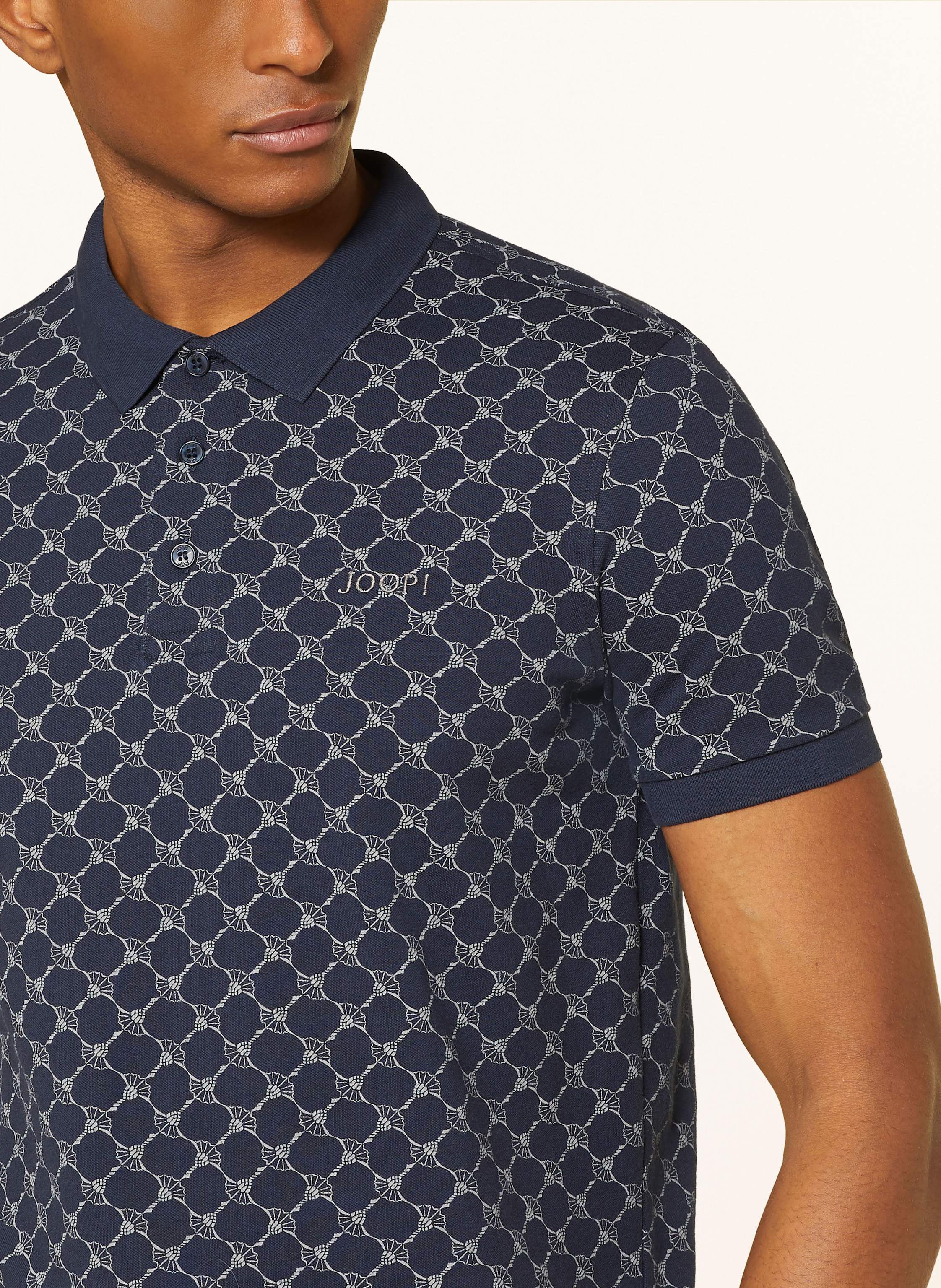 Thumbnail - Joop! Jersey-Poloshirt Paigam blau